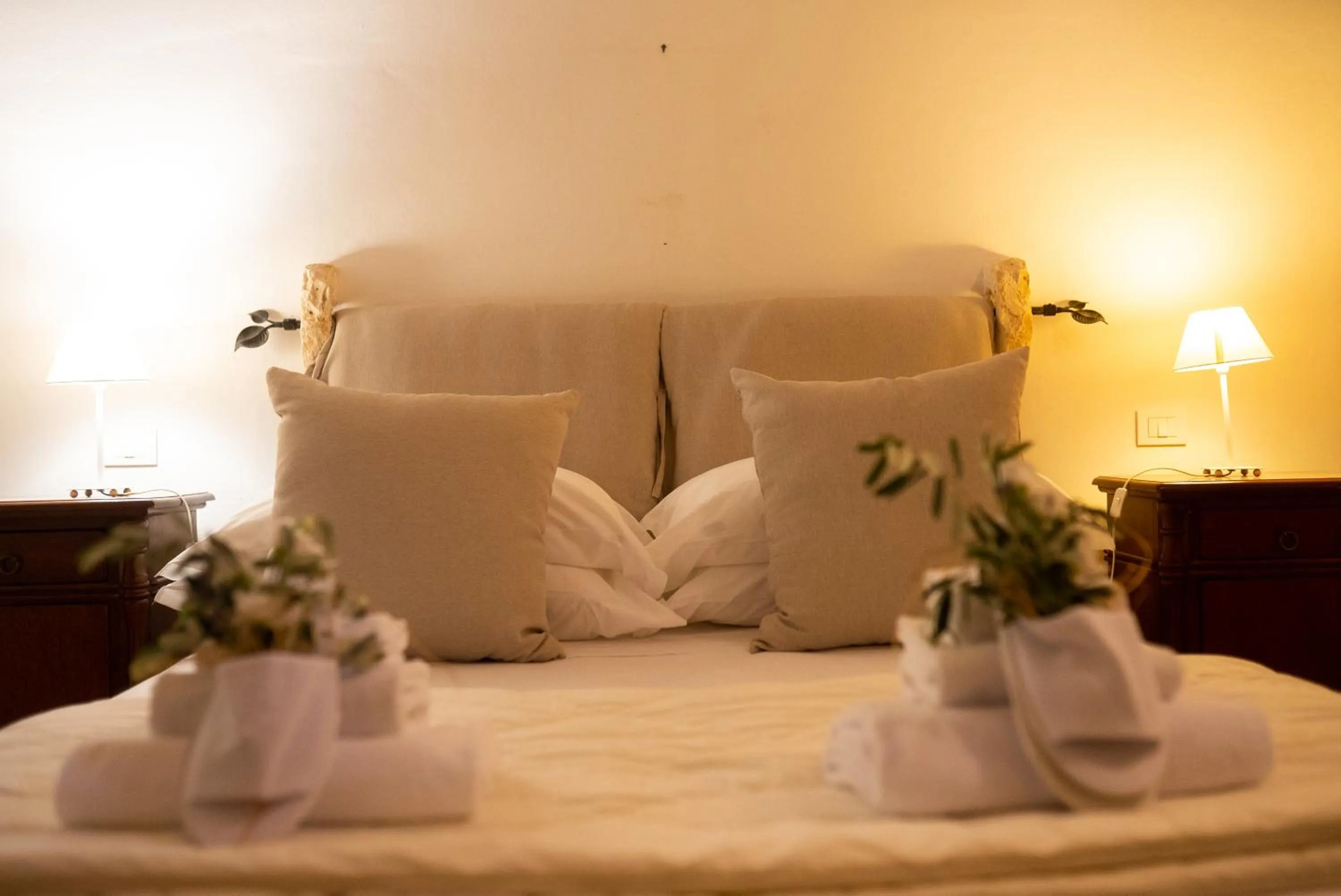 Bed in Masseria Montepaolo Dimora di Charme