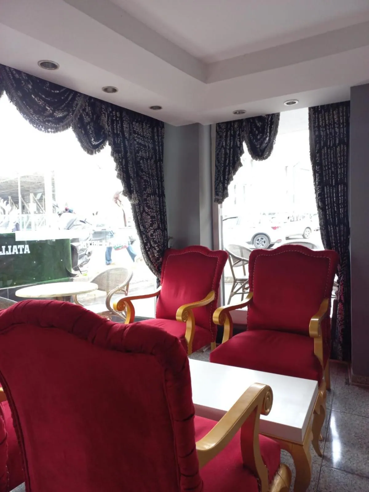 Seating area in Atalla Hotel