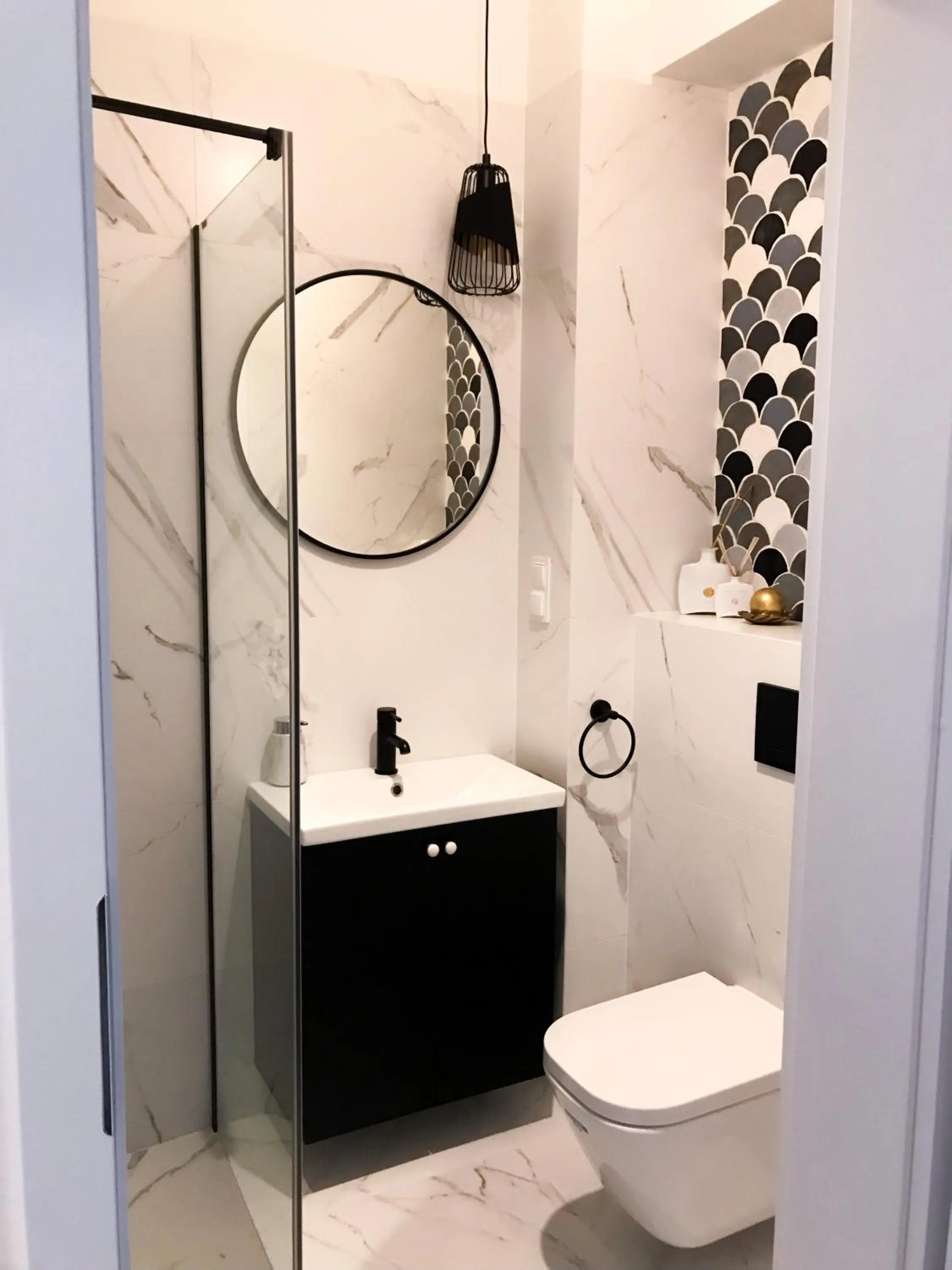 Shower in Absynt Hostel Wrocław