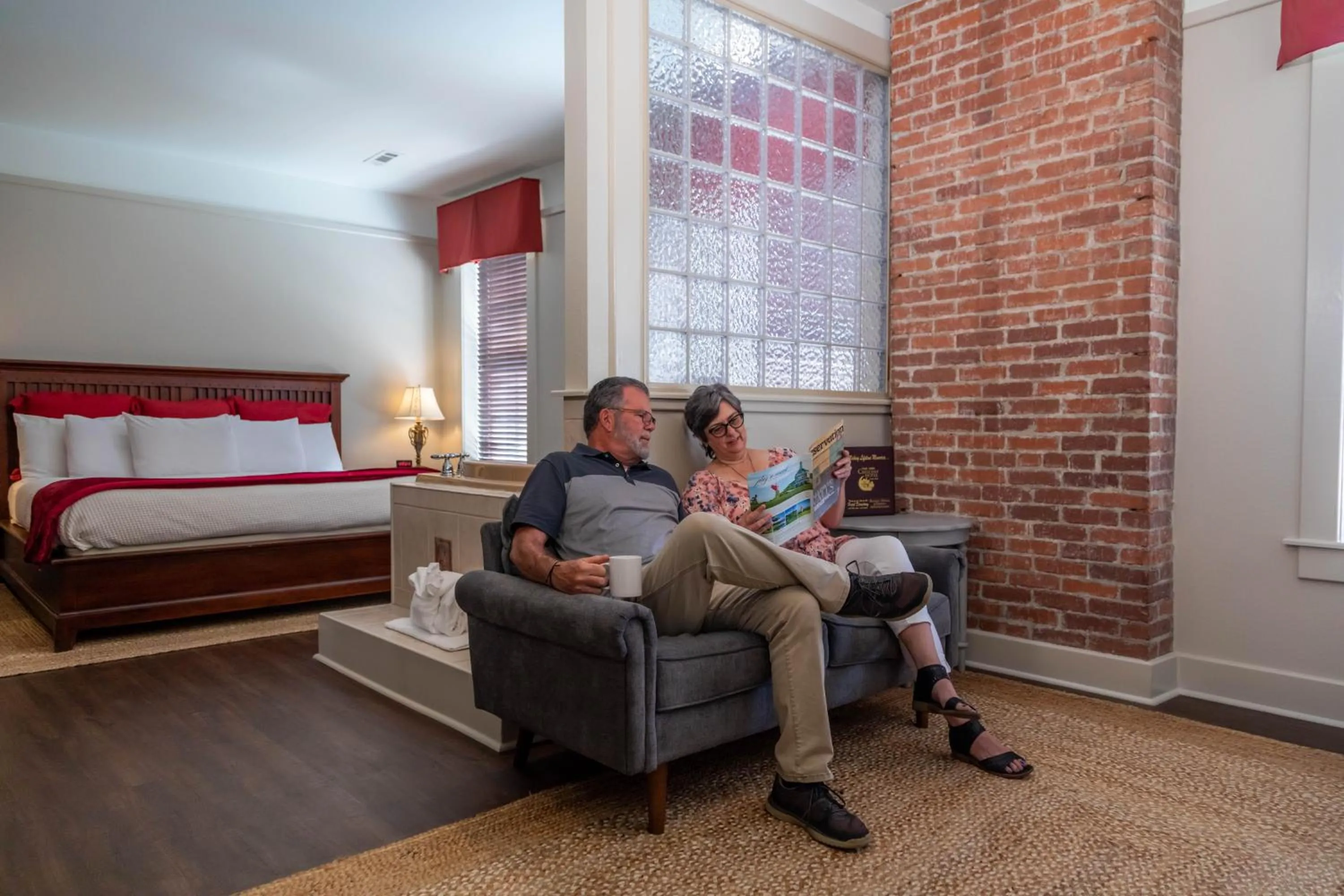 Bed in 1886 Crescent Hotel and Spa