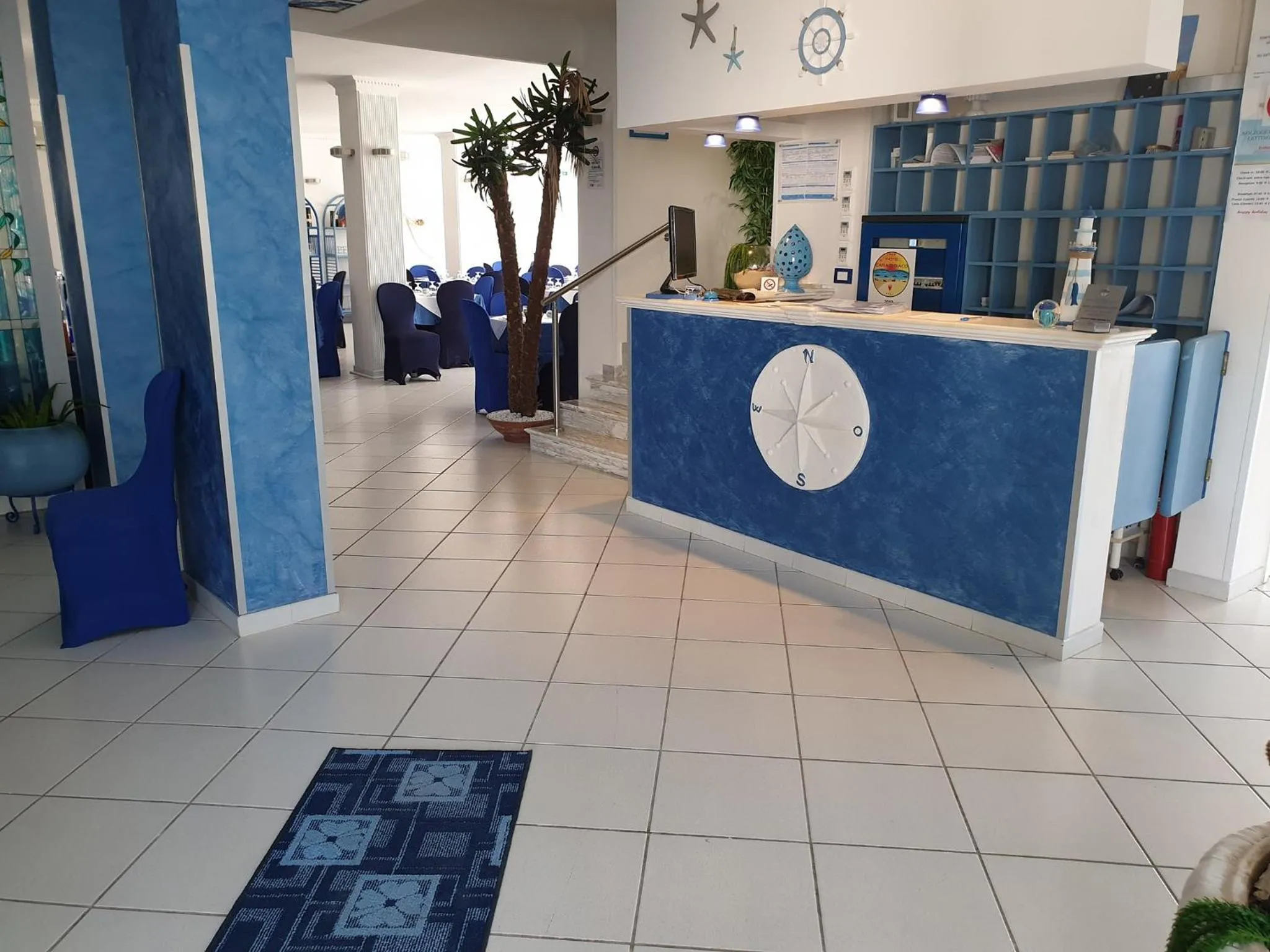 Lobby or reception in Hotel Caraibisiaco sul mare