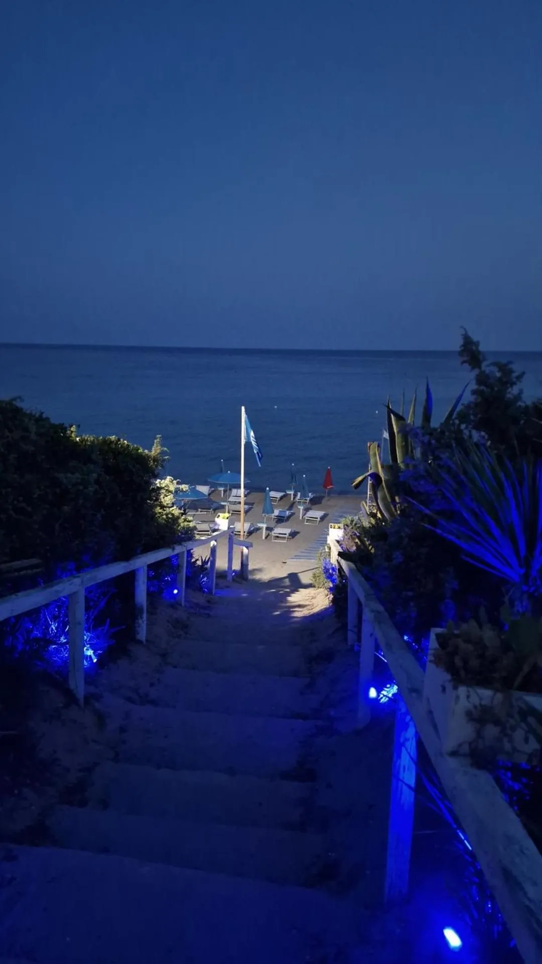 Balcony/Terrace in Hotel Caraibisiaco sul mare