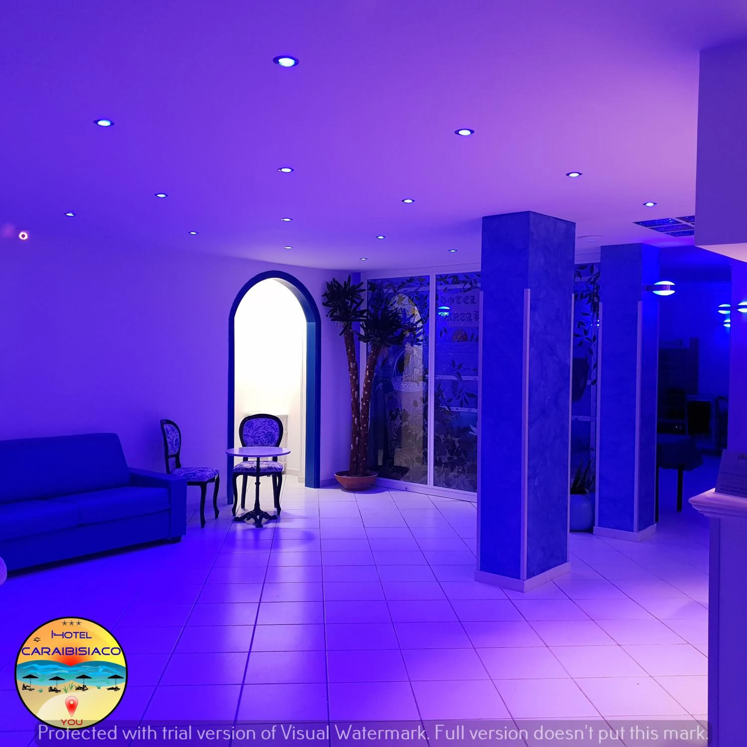 Lobby or reception in Hotel Caraibisiaco sul mare