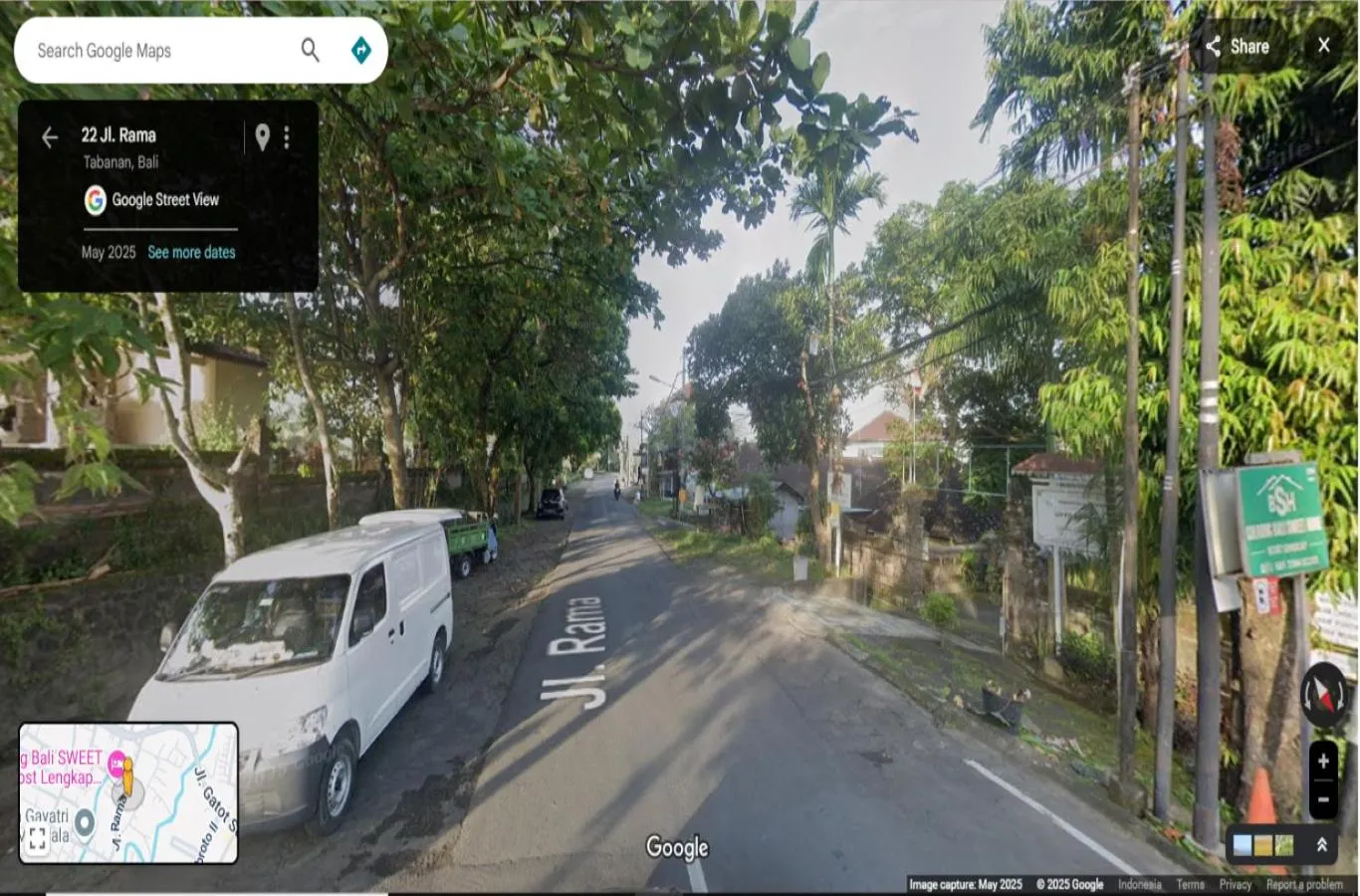 Parking in Coliving Bali SWEET HOME Kost Lengkap di Tabanan Kota