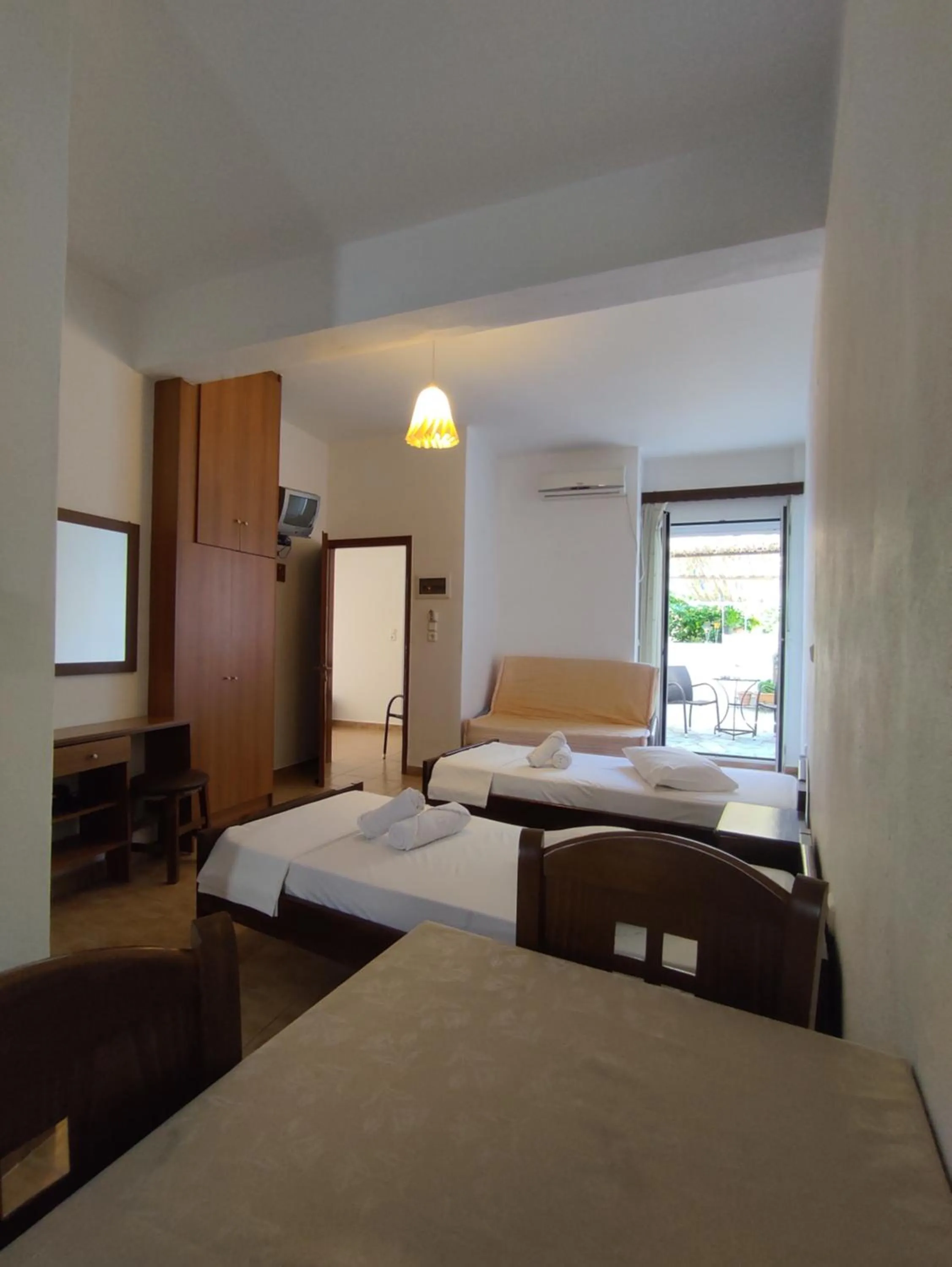 Bed in Chrysa's Studios