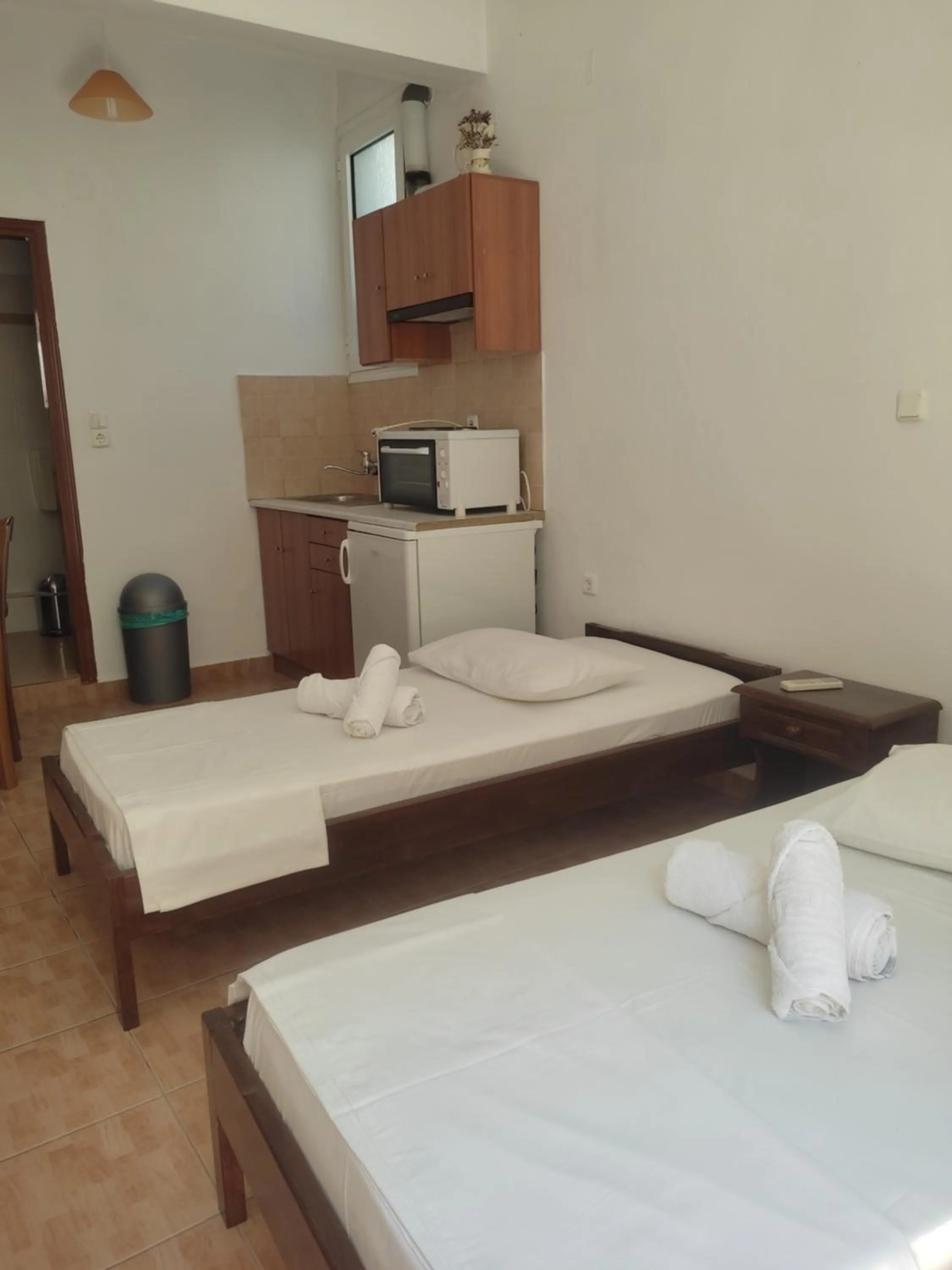 Bed in Chrysa's Studios