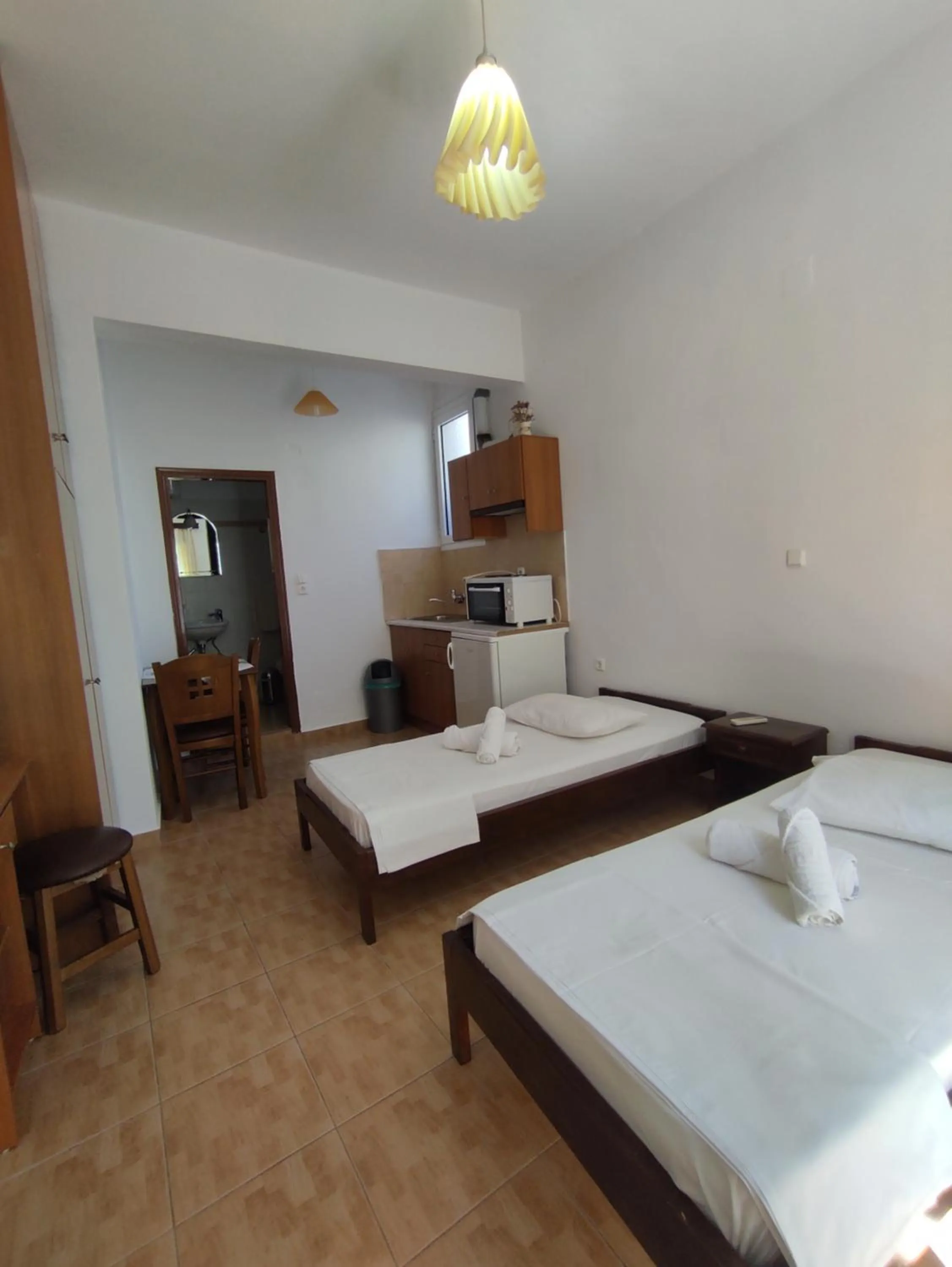 Bed in Chrysa's Studios