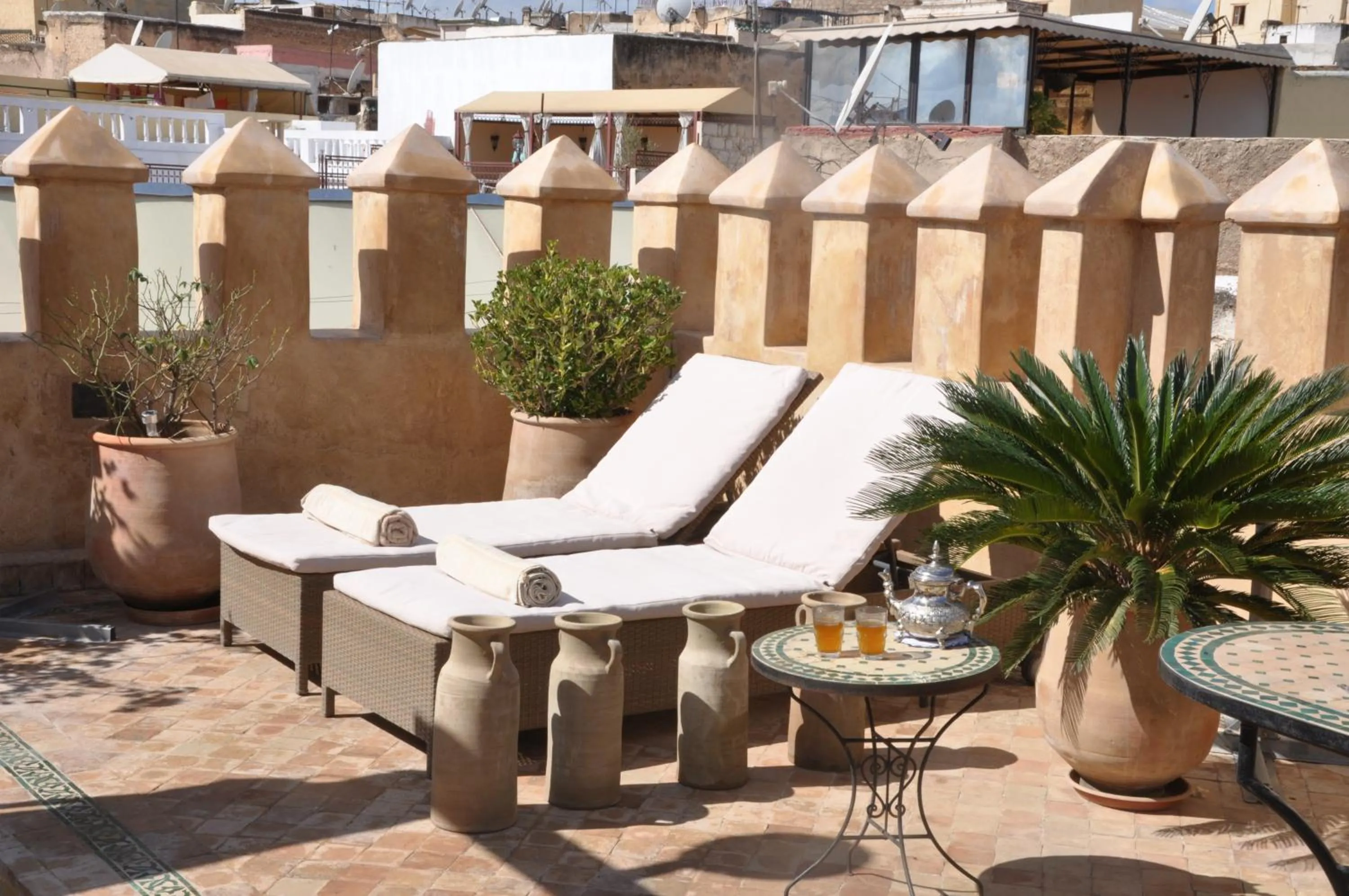 Balcony/Terrace in Riad Adarissa
