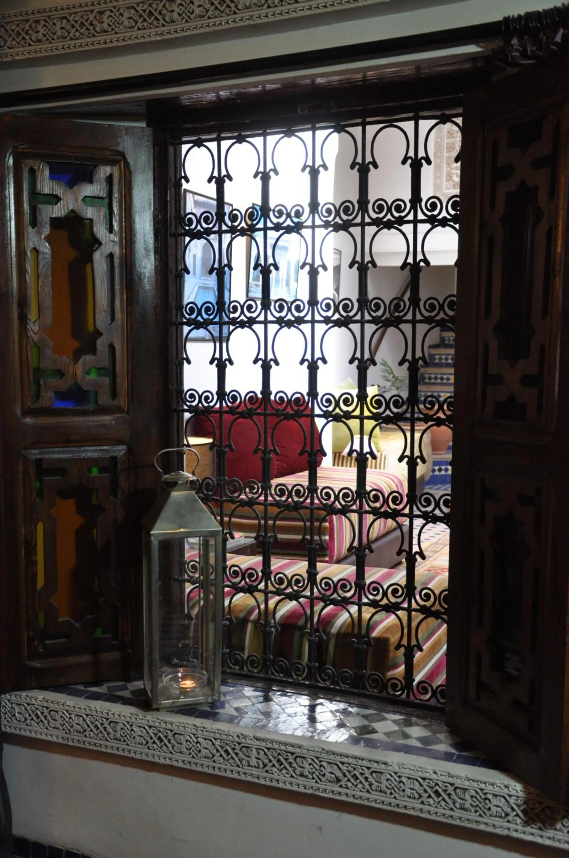 Decorative detail in Riad Adarissa