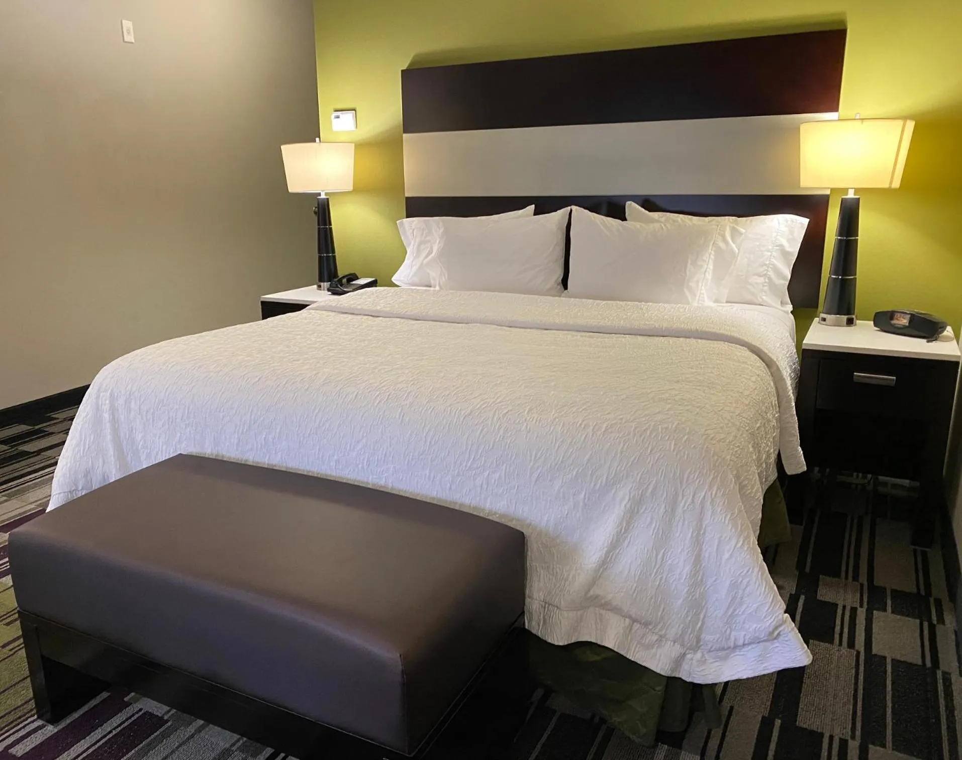Bed in Hampton Inn by Hilton Leesville Fort Johnson