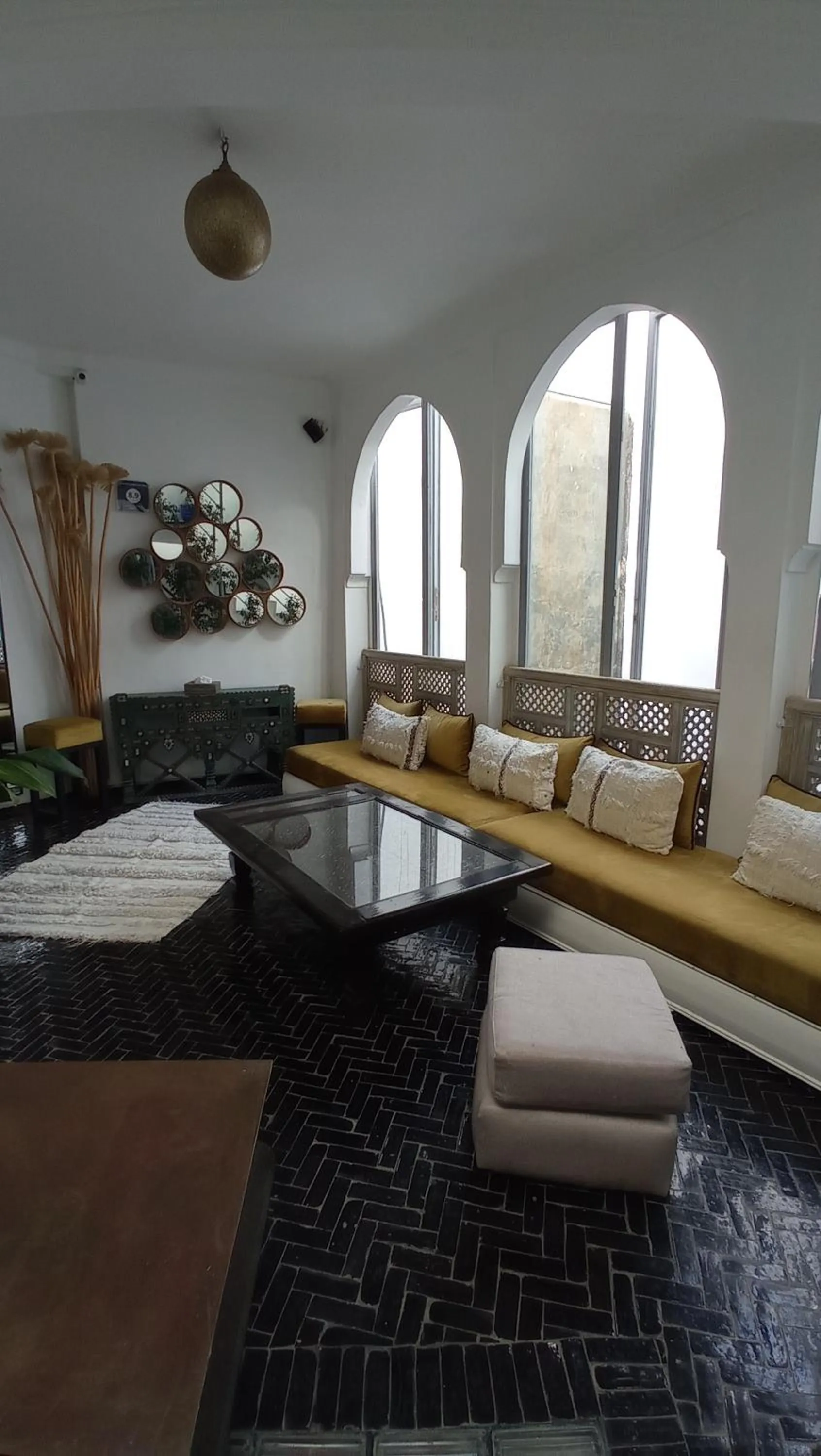 Living room in Riad Les Jardins des Lilas