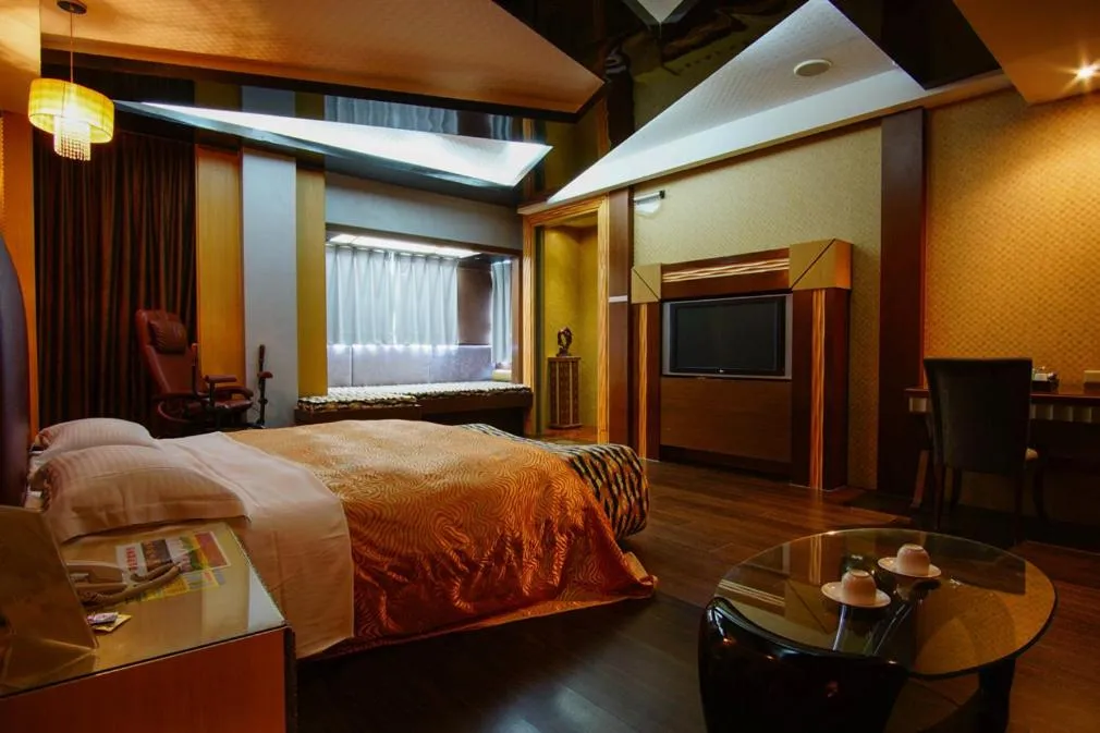 Bedroom, Bed in Water City Motel