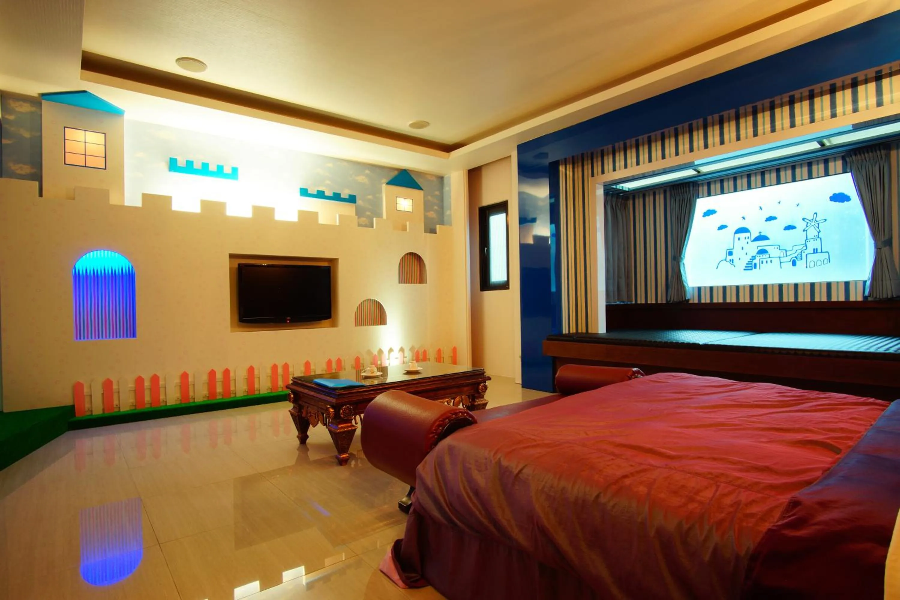 On site, Bed in Water City Motel