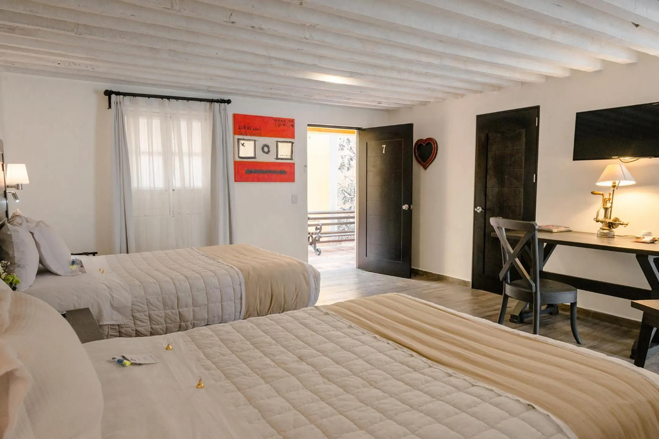 Bedroom, Bed in Hotel La Morada