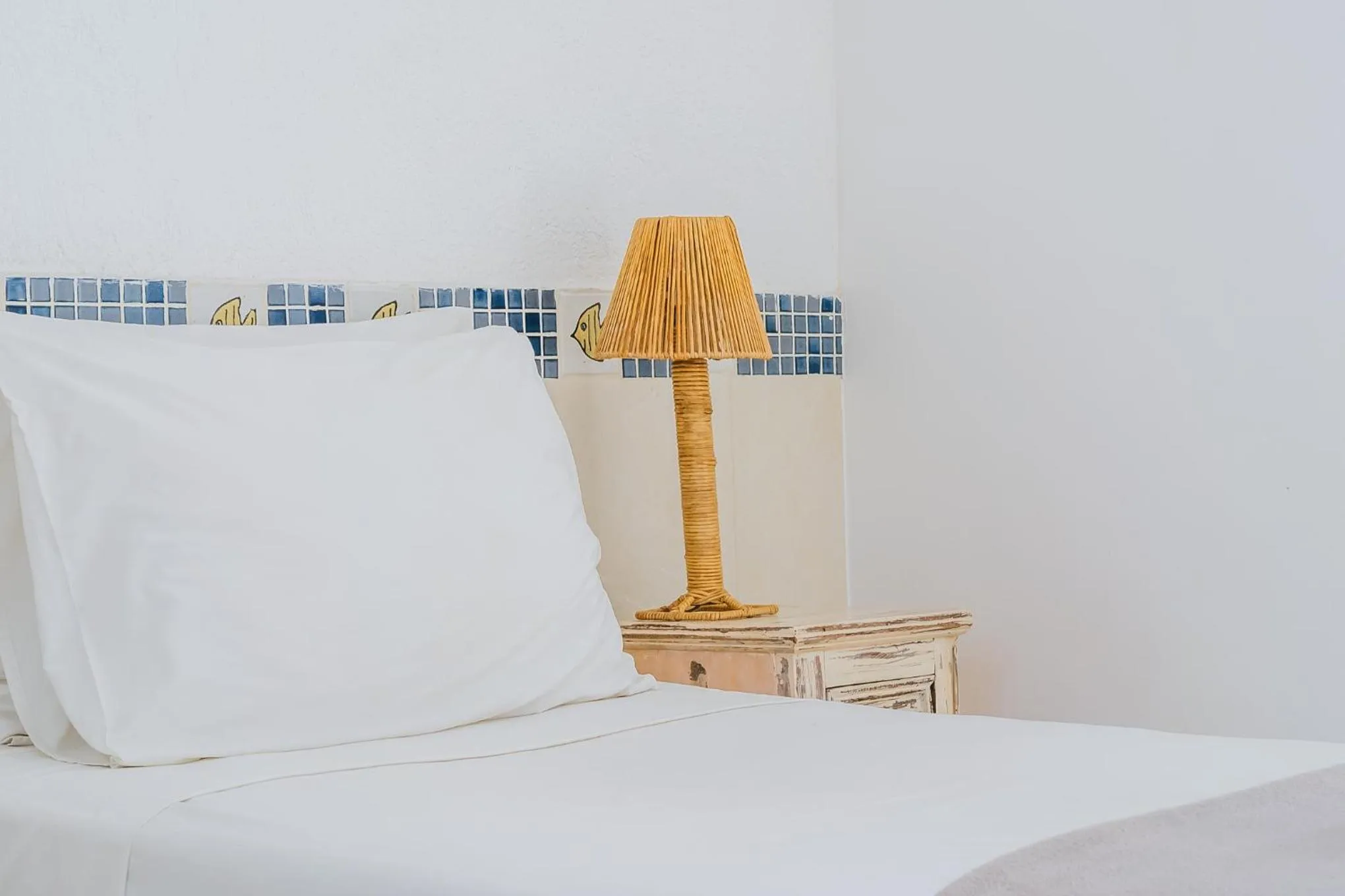 Bed in Pousada Porto Fino