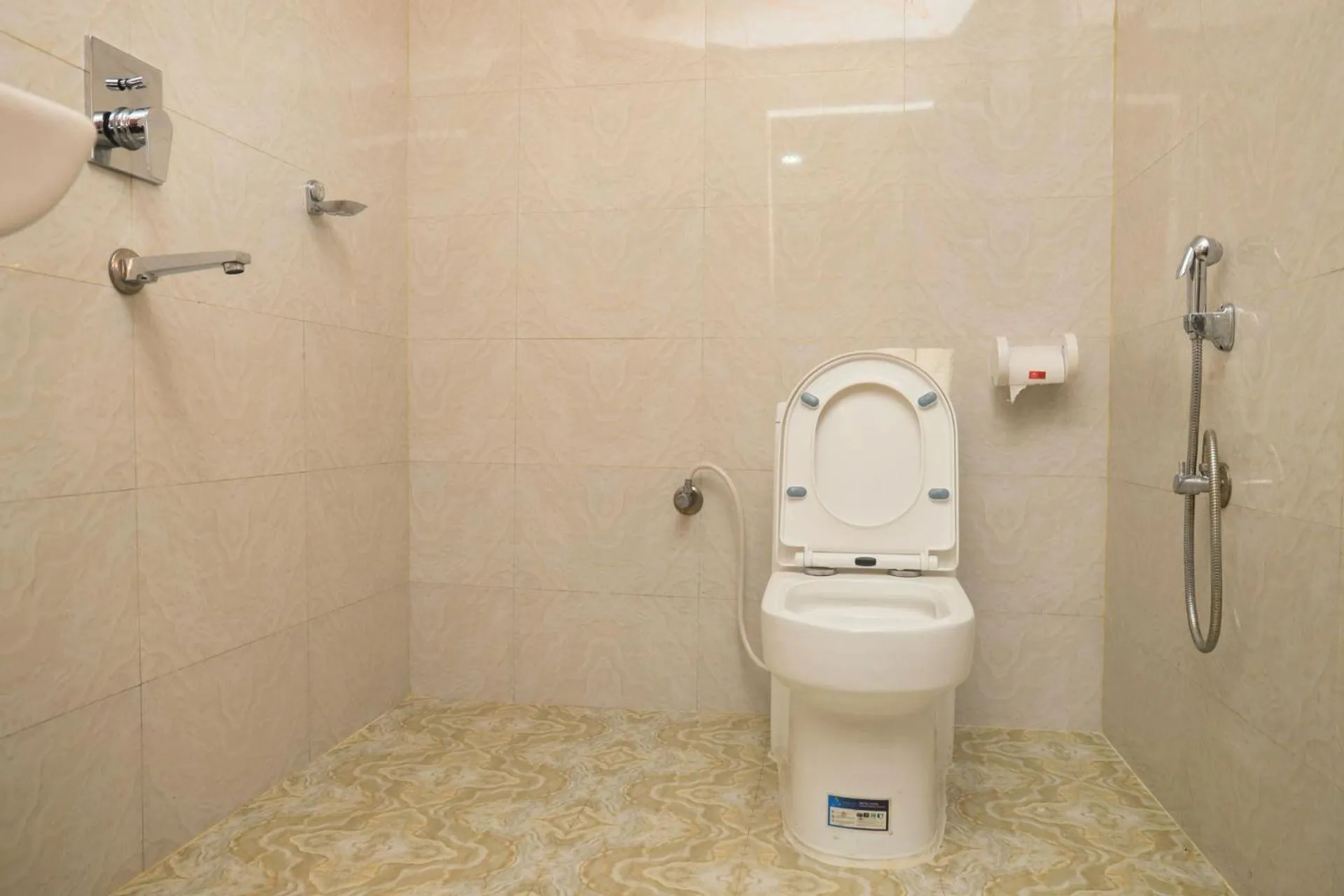 Toilet in Chitwan Forest Resort with swimming pool , Chitwan National Park