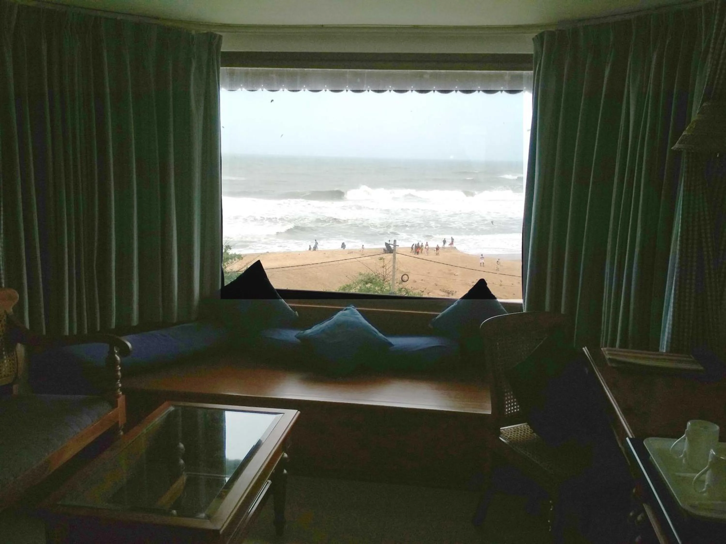 Seating area in Hindustan Beach Retreat