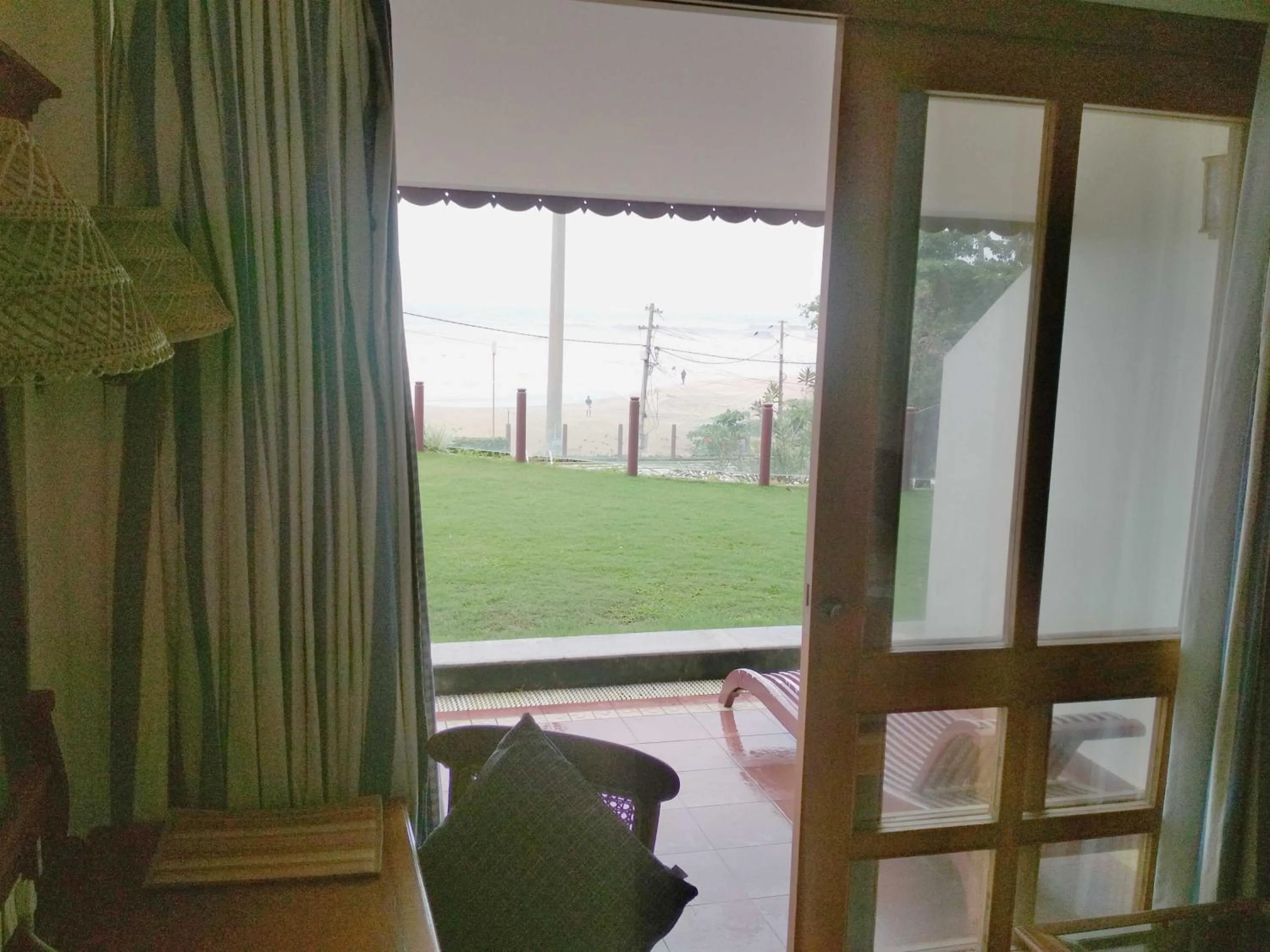 Garden view in Hindustan Beach Retreat