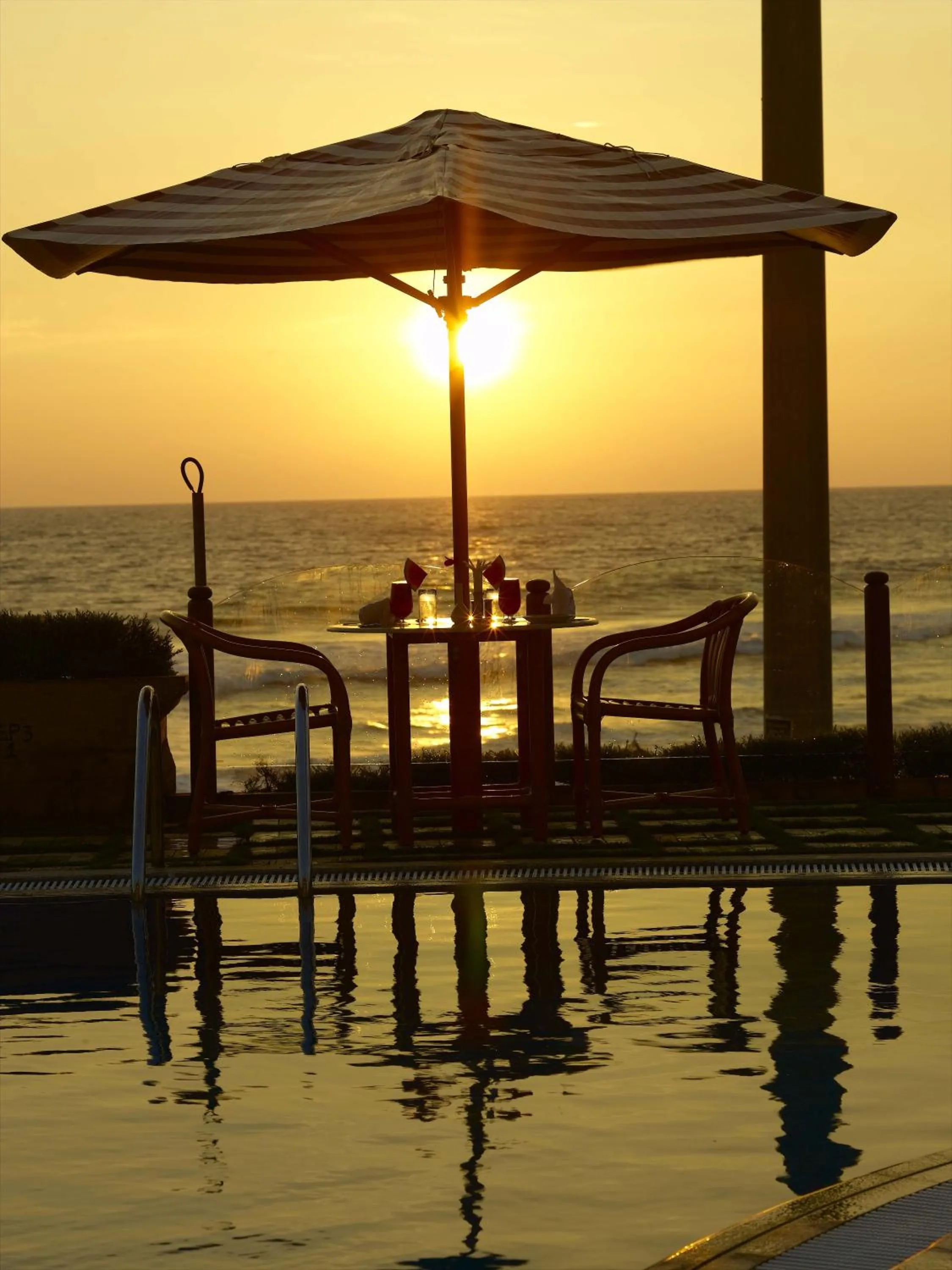 Pool view in Hindustan Beach Retreat