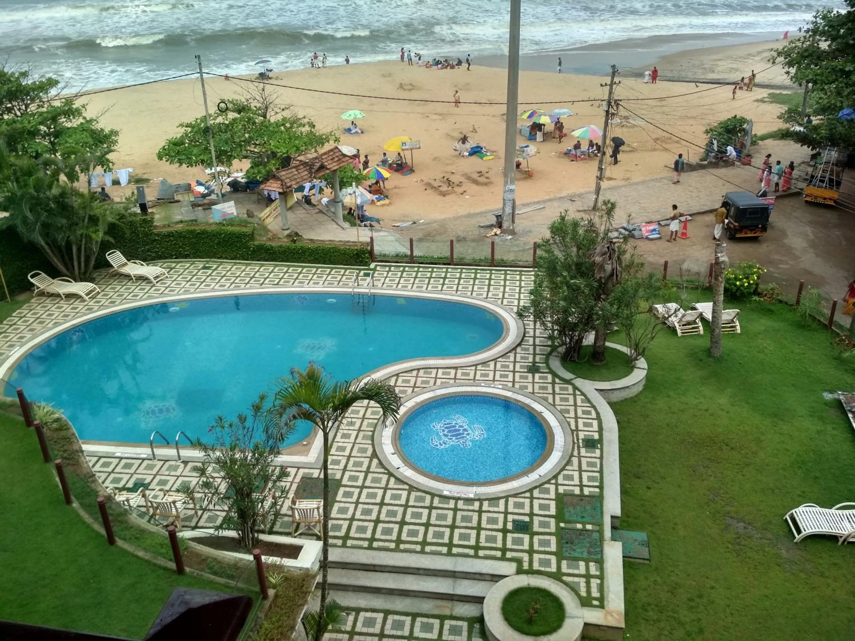 Pool View in Hindustan Beach Retreat
