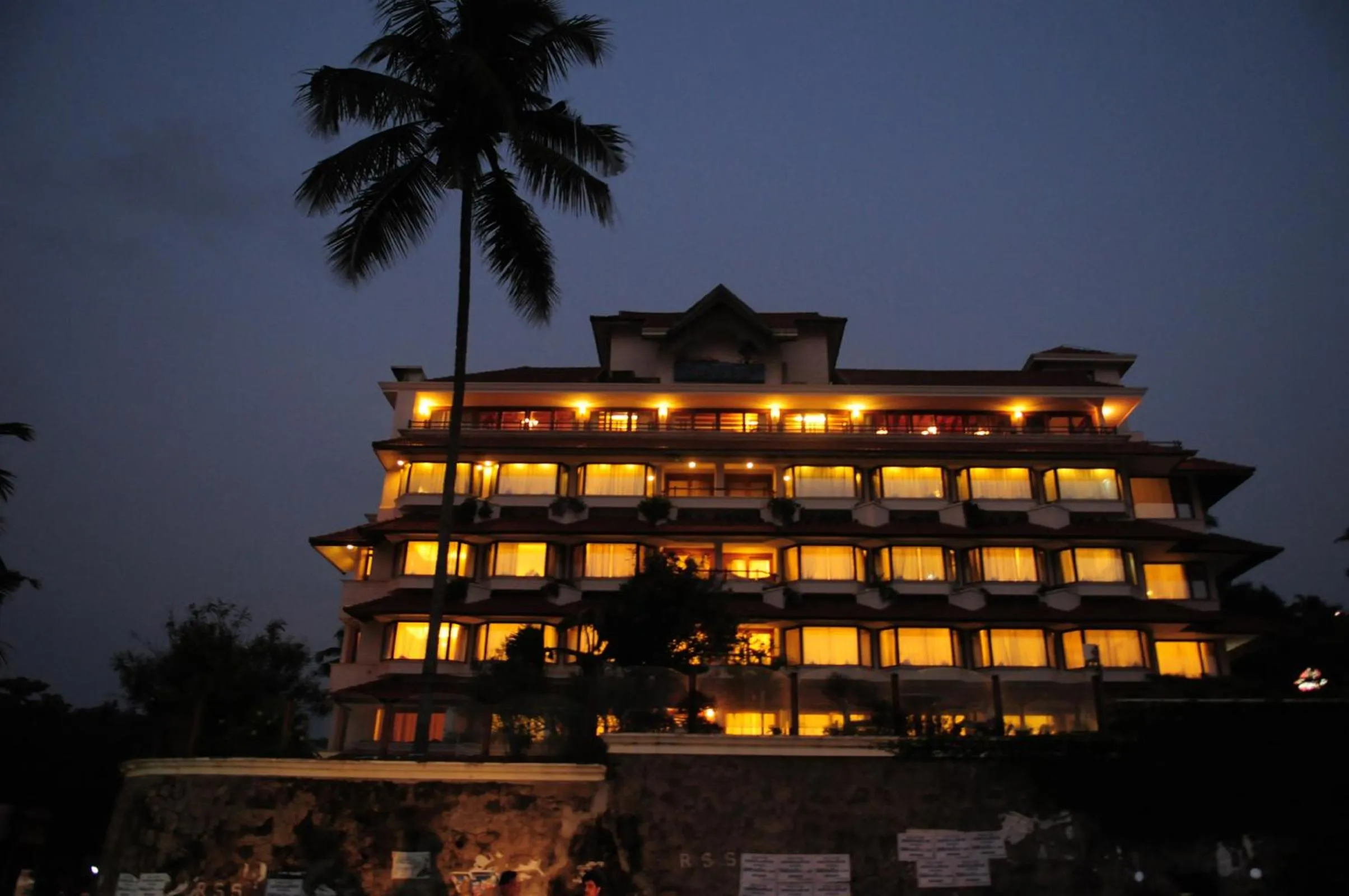 Night, Property Building in Hindustan Beach Retreat