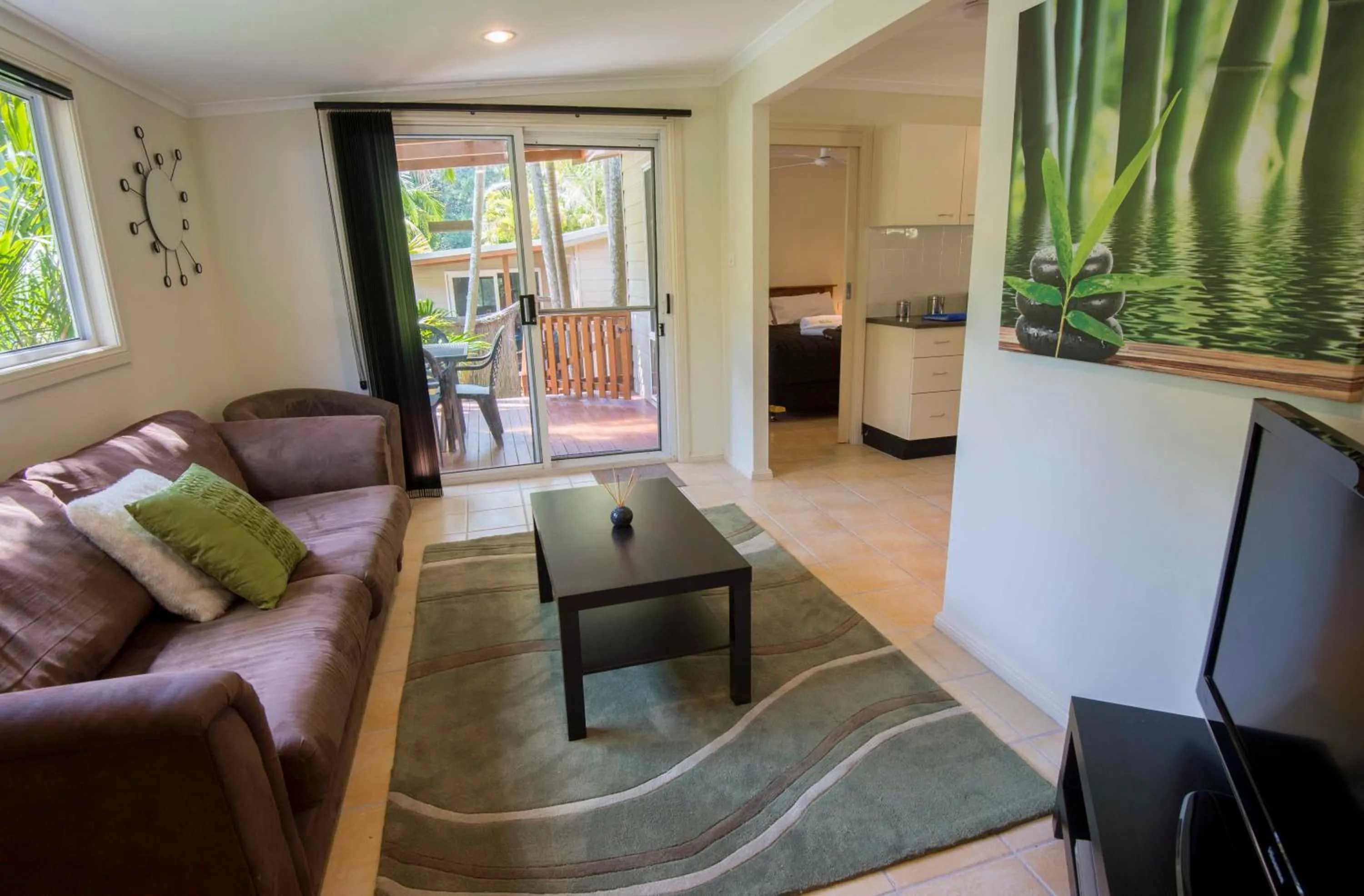 Communal lounge/ TV room in The Palms At Avoca