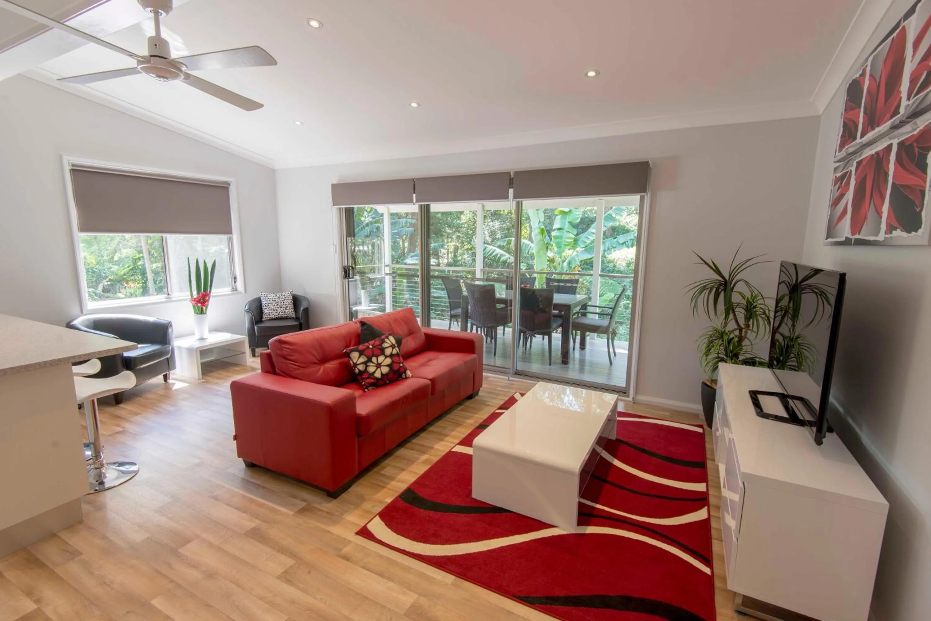 Communal lounge/ TV room in The Palms At Avoca