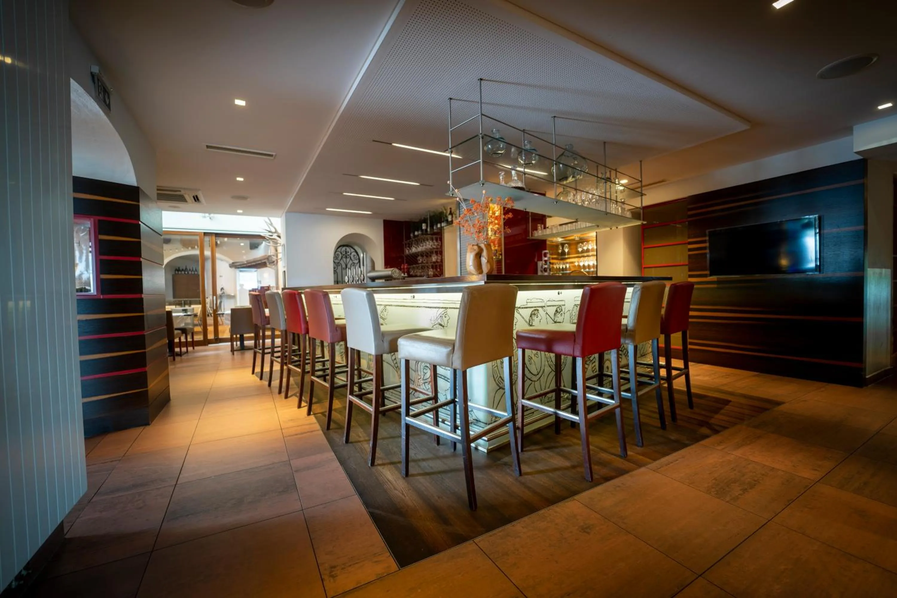 Lounge or bar in Langwies Genussherberge