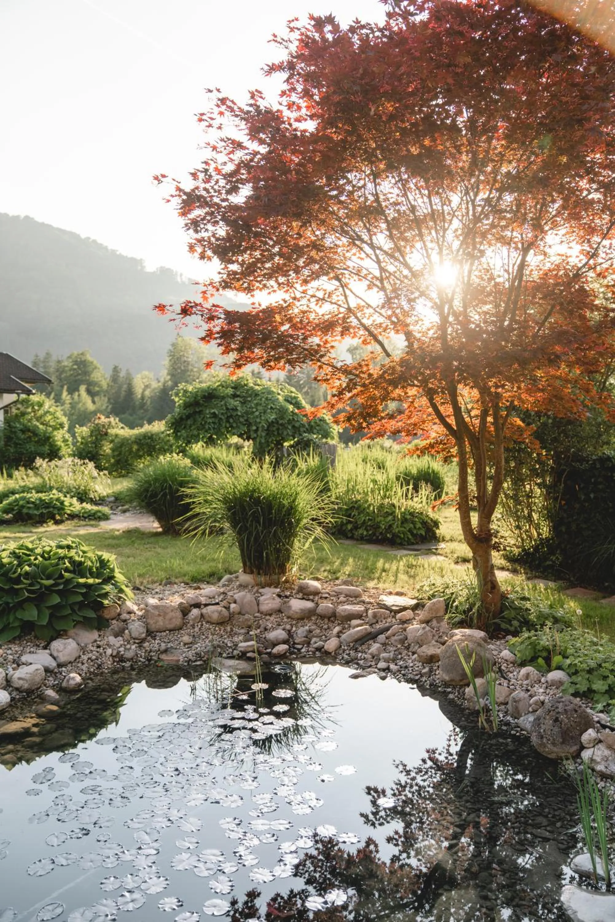 Garden in Langwies Genussherberge