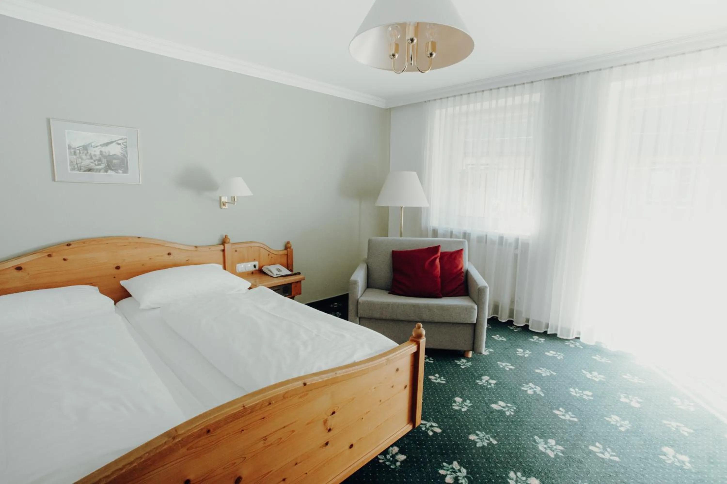 Bed in Langwies Genussherberge