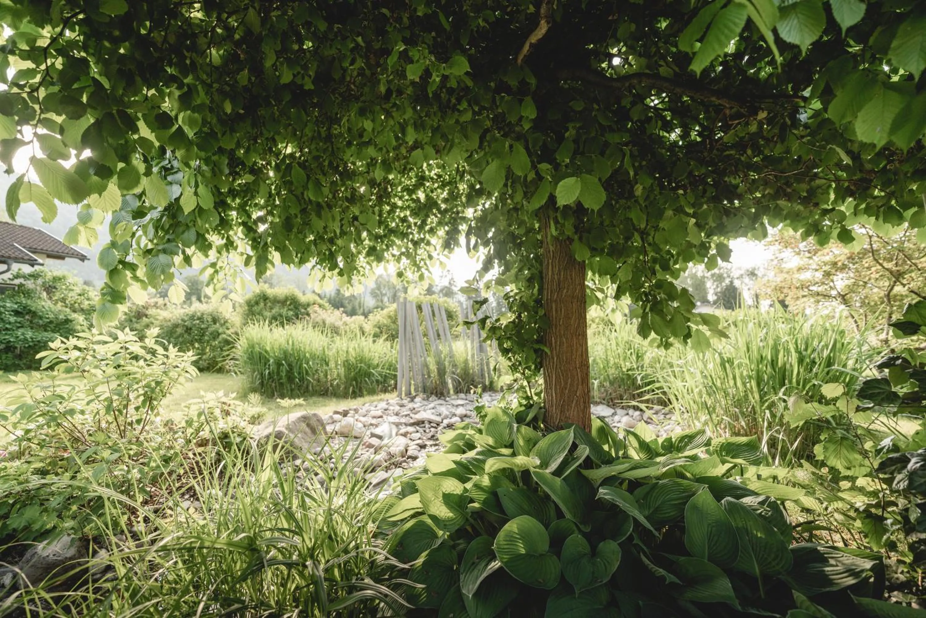 Garden in Langwies Genussherberge