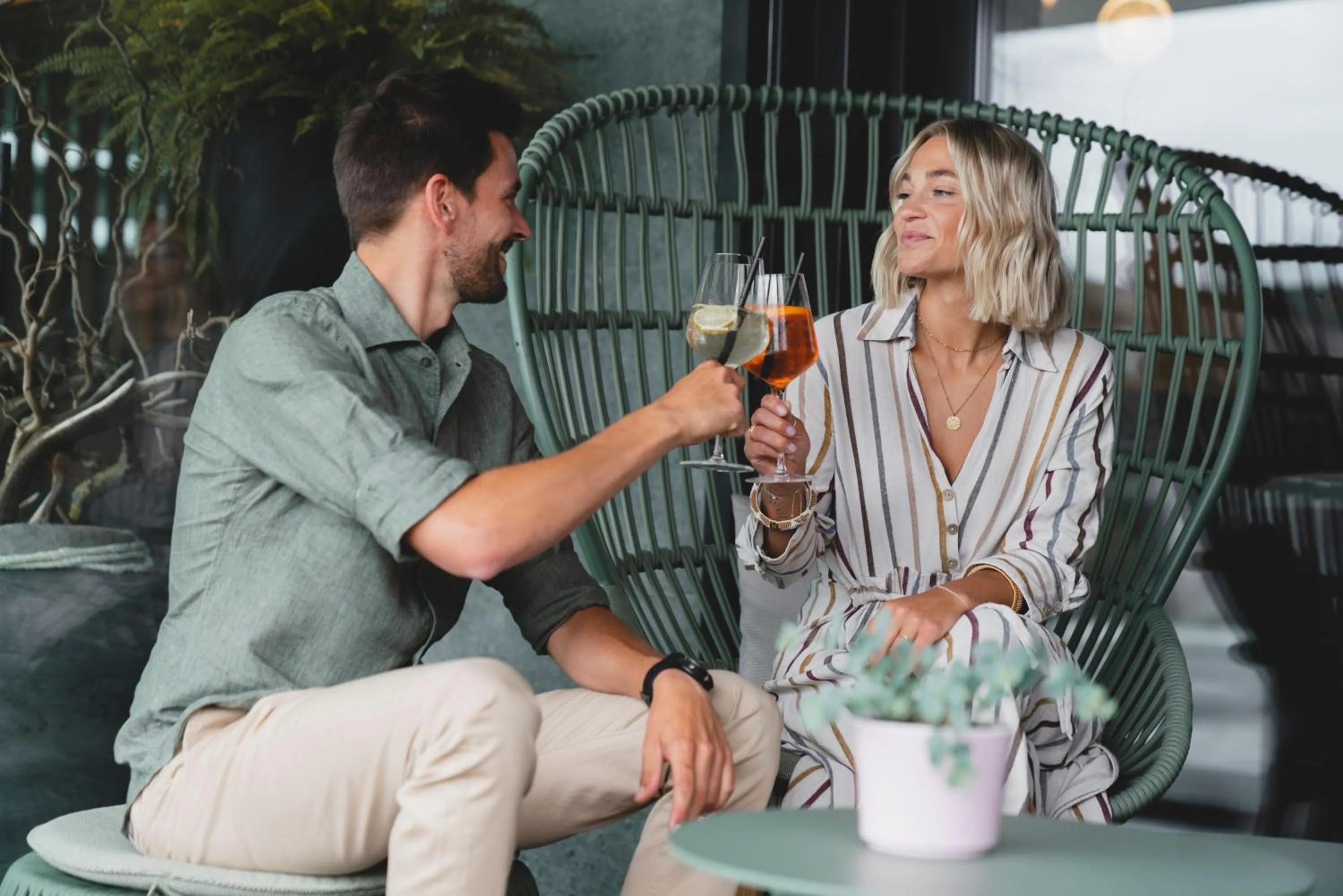 Drinks in Langwies Genussherberge