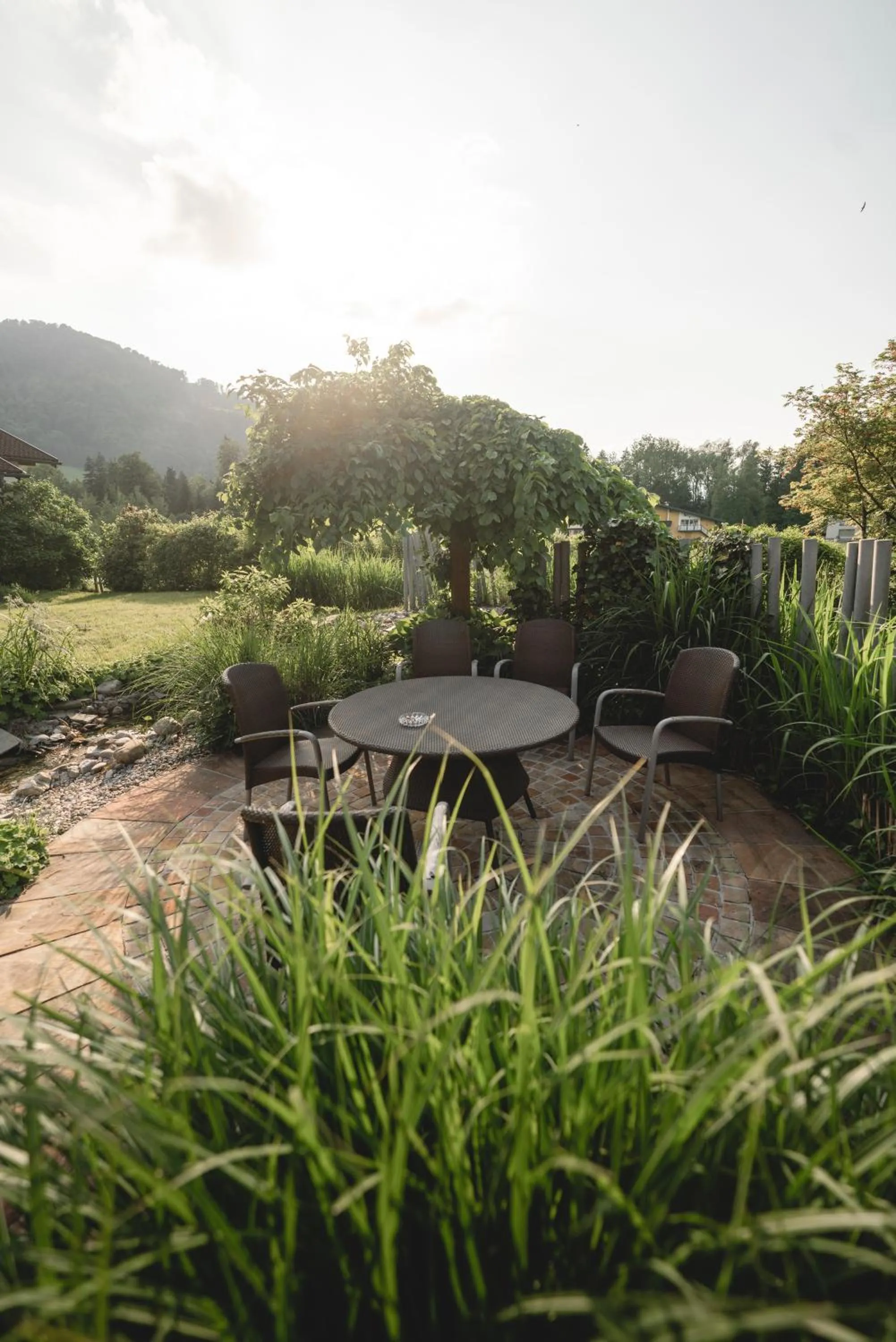 Garden in Langwies Genussherberge