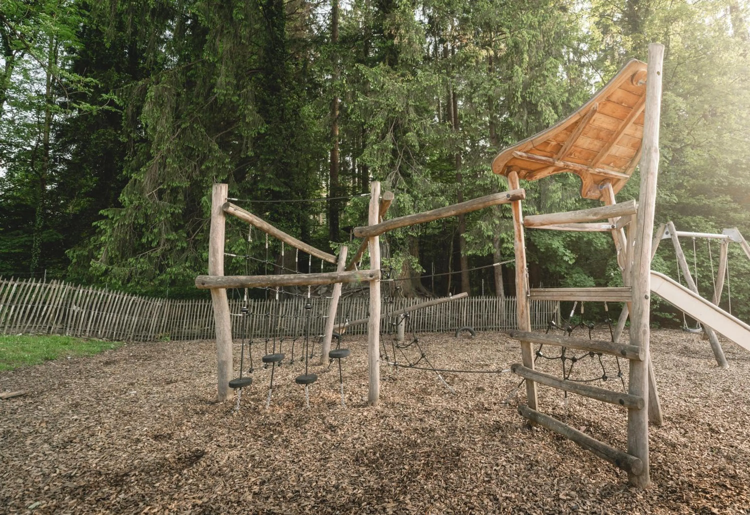 Children play ground in Langwies Genussherberge