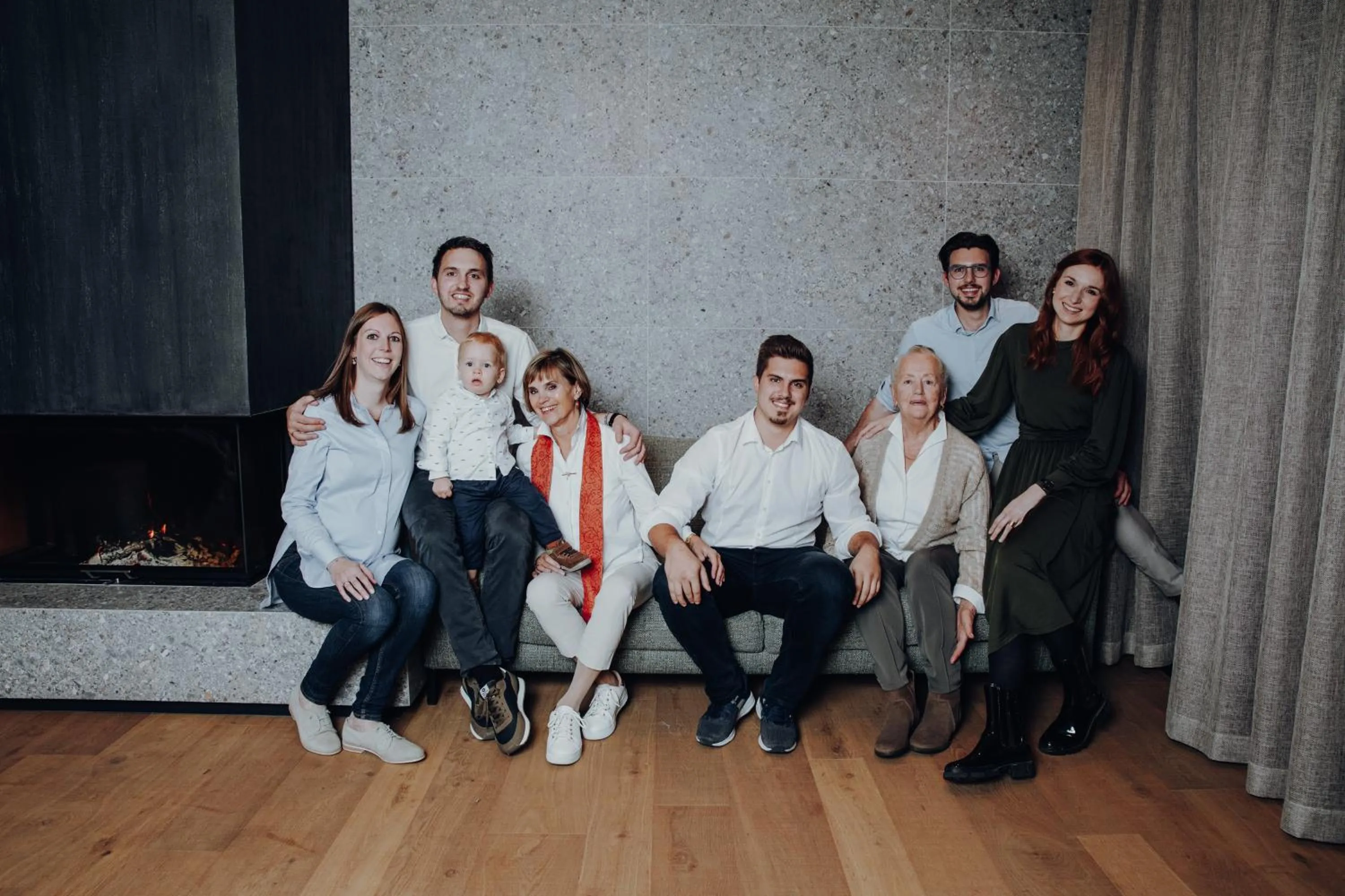 Family in Langwies Genussherberge