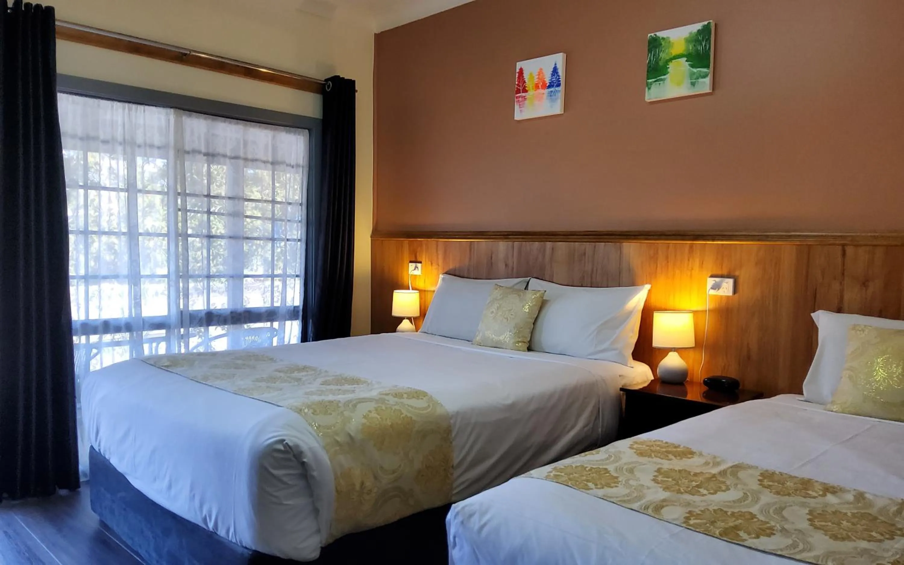 Bedroom, Bed in Highway Motor Inn Taree