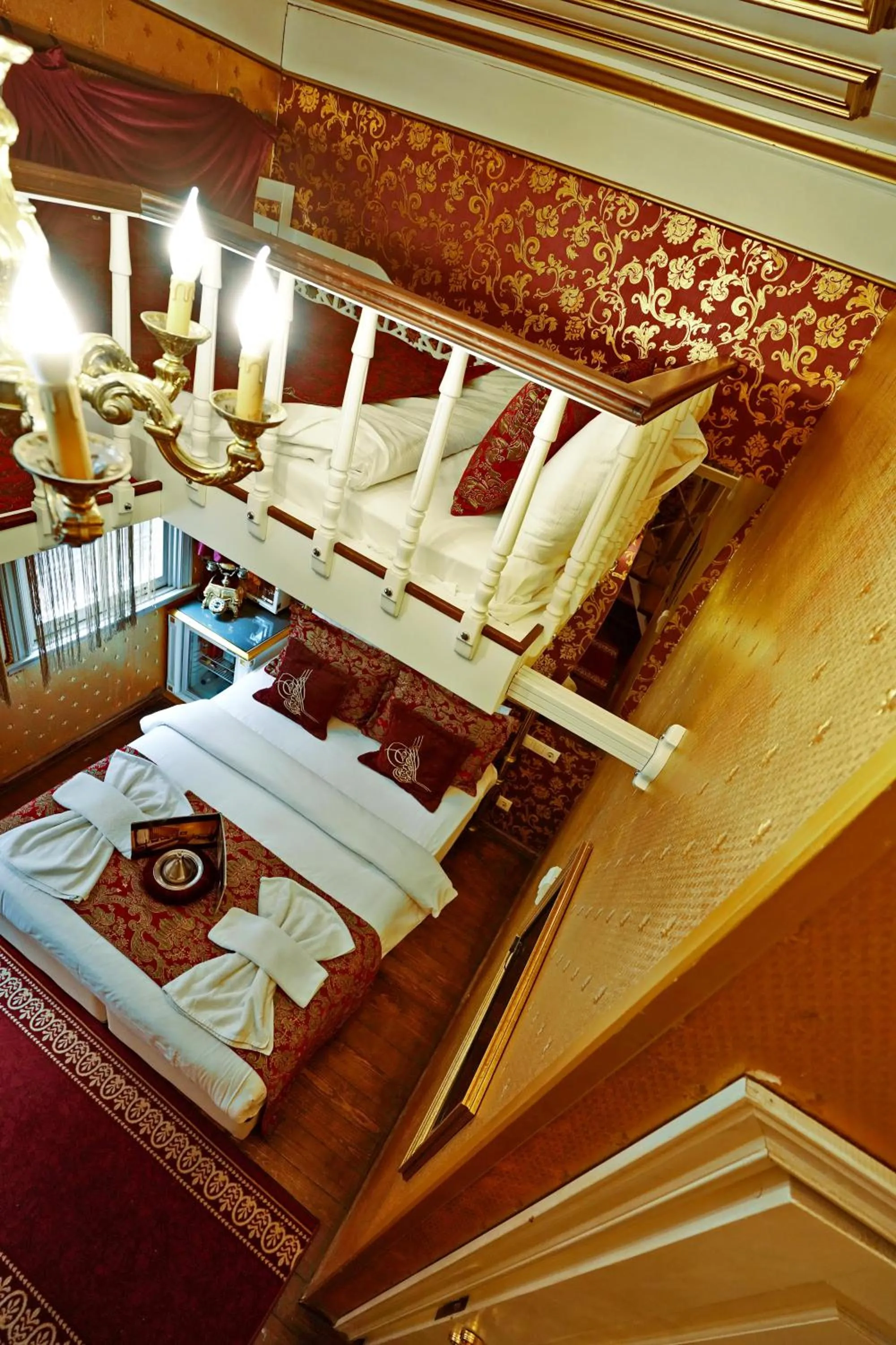 Bed in Sultan Tughra Hotel