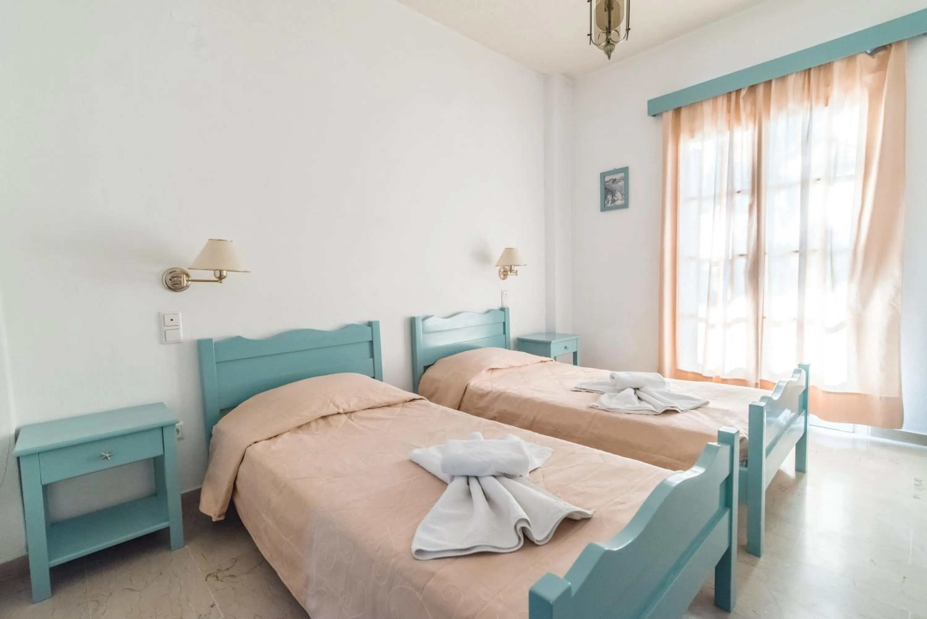 Photo of the whole room, Bed in Kymata Hotel