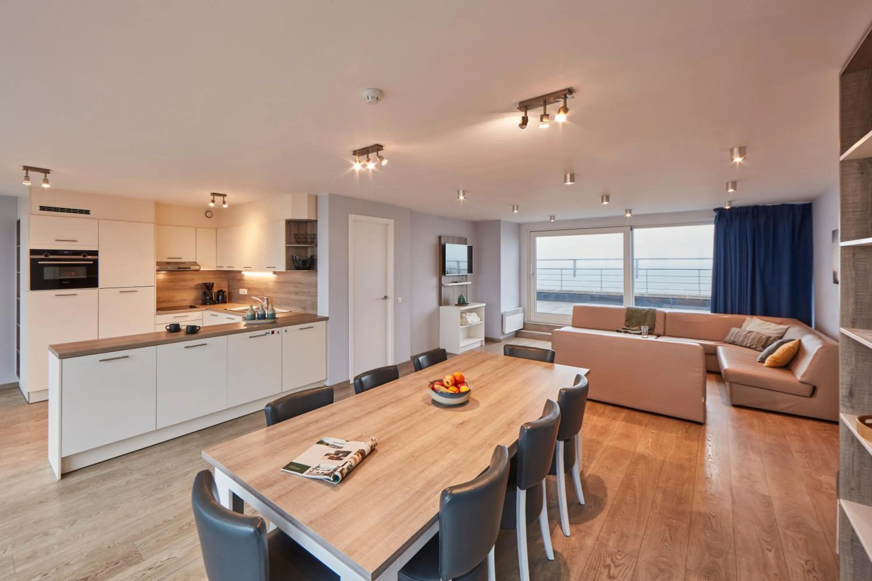 Seating area in Holiday Suites Blankenberge