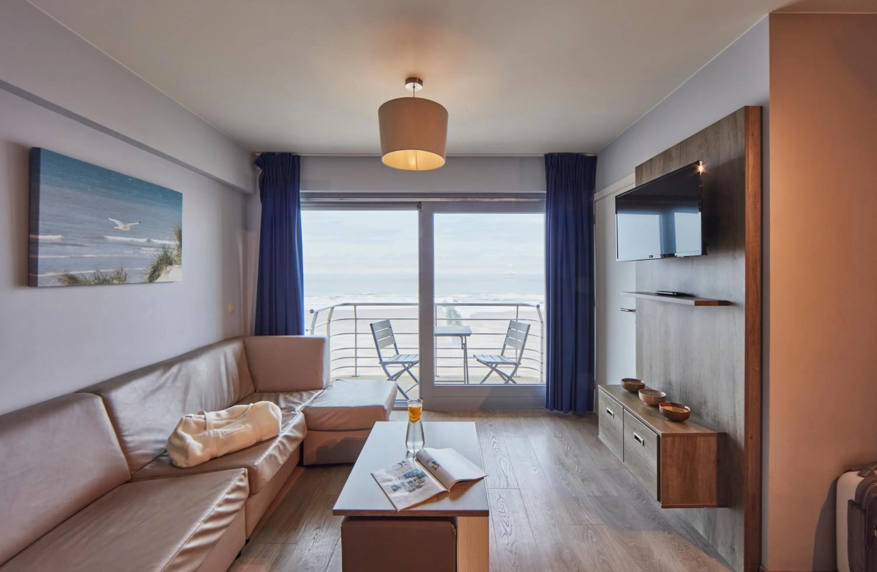 Seating area in Holiday Suites Blankenberge