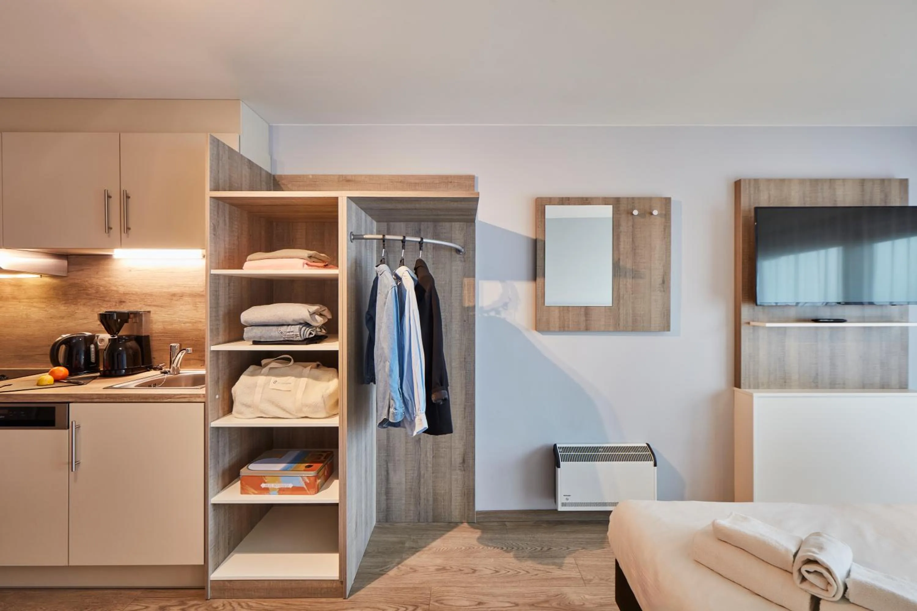 wardrobe in Holiday Suites Blankenberge