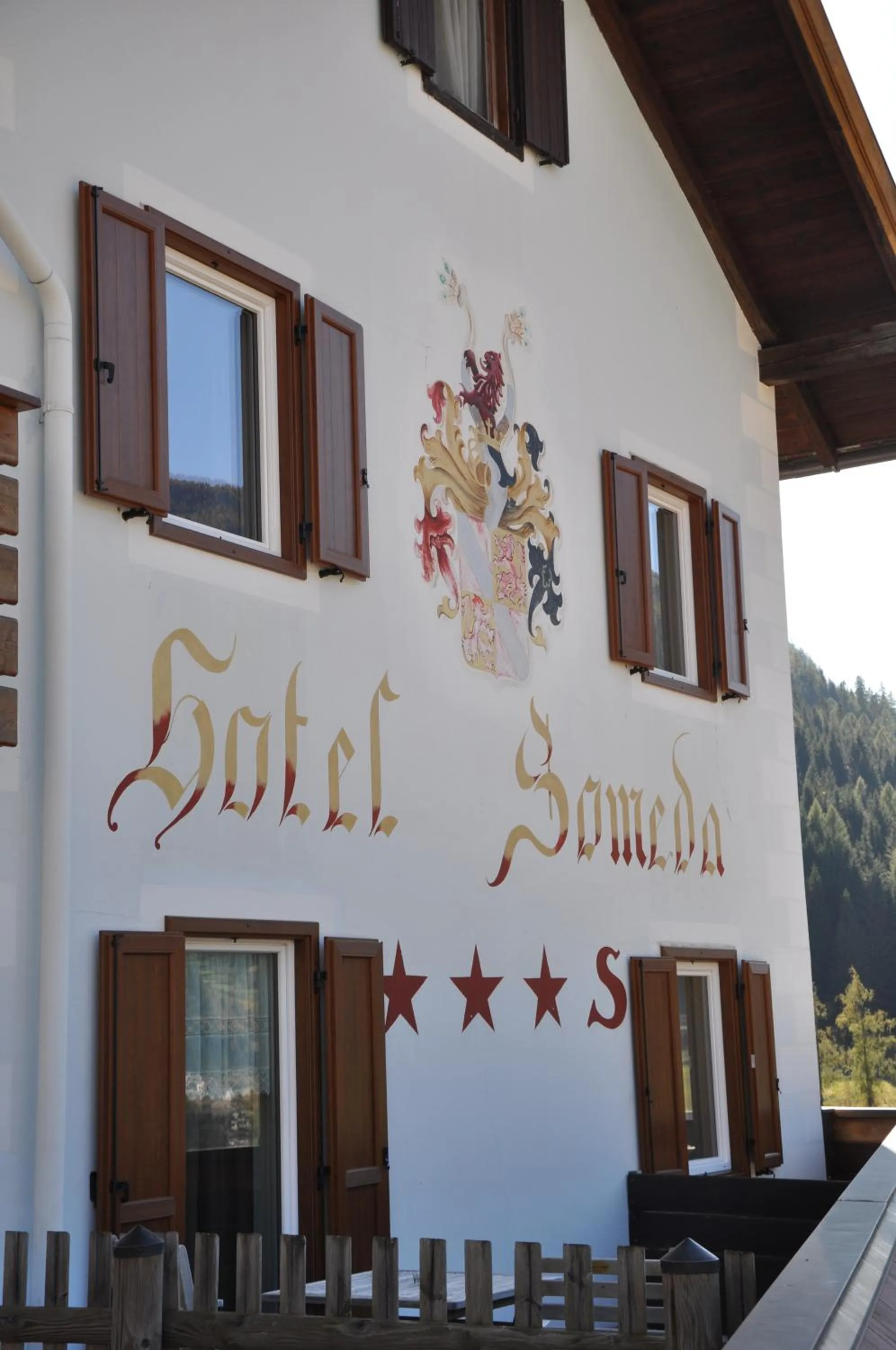 Property building in Alpen Family Hotel Someda