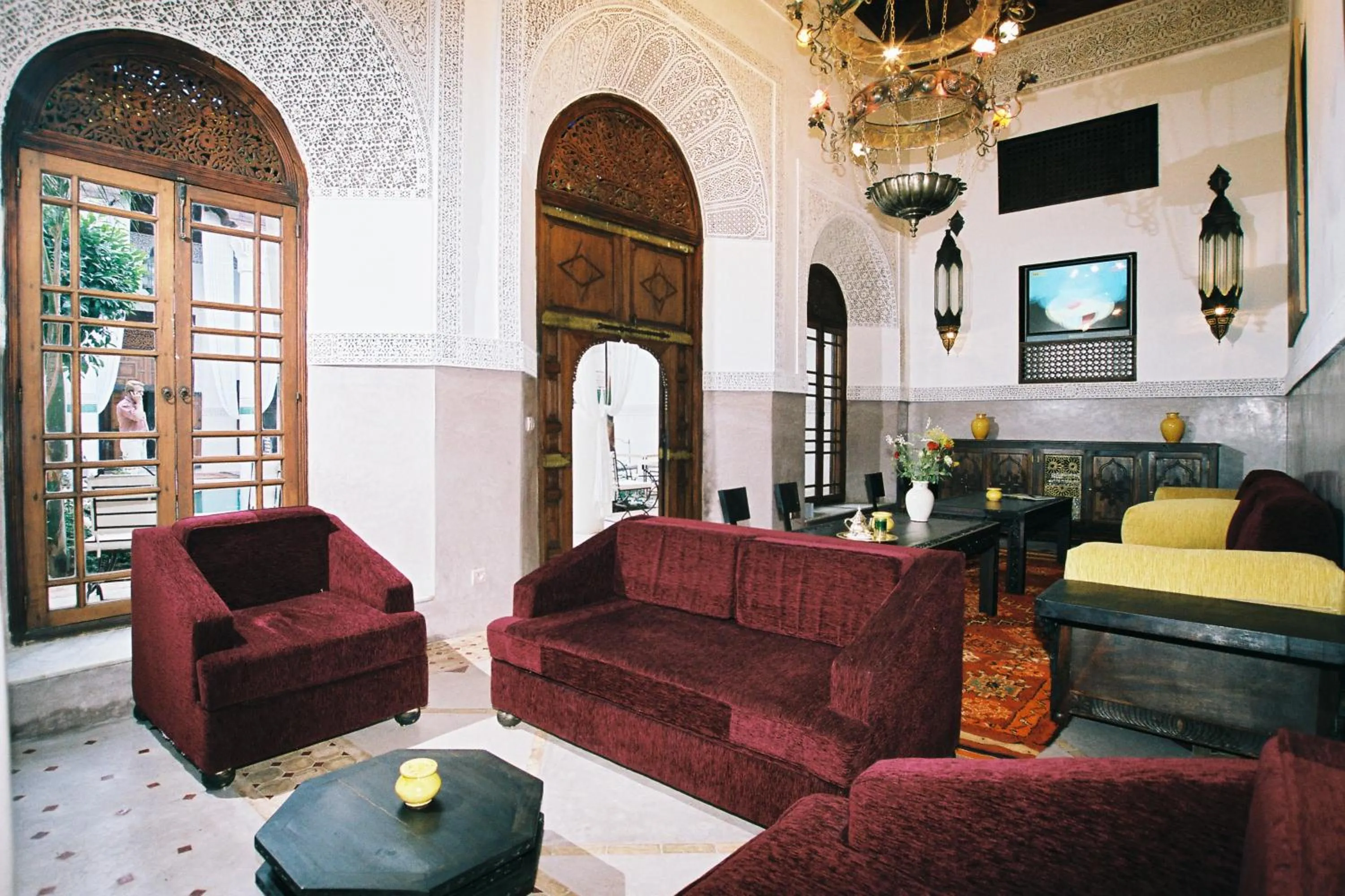 Living room in Riad Slitine & Spa