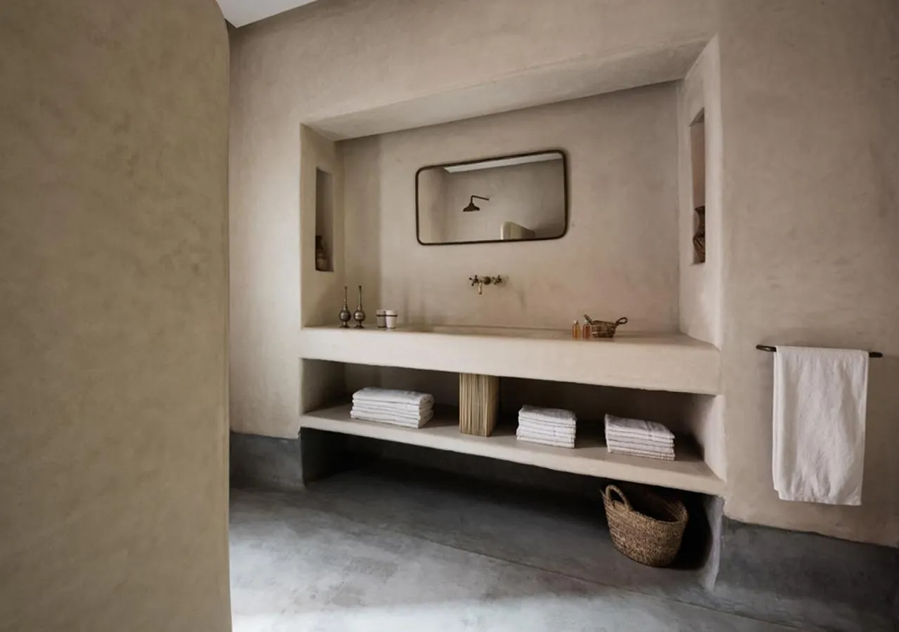 Steam room in Riad Slitine & Spa