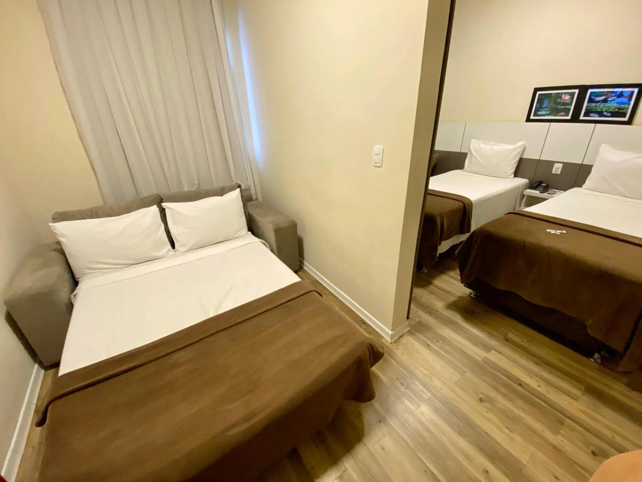 Bedroom, Bed in Hotel H2 Congonhas