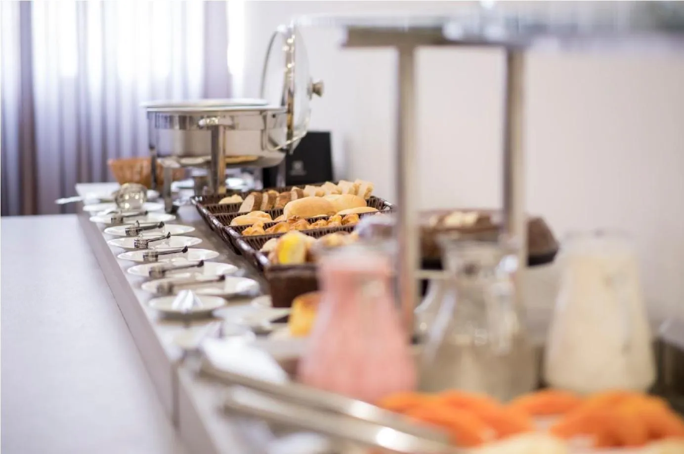 Buffet breakfast in Hotel H2 Congonhas