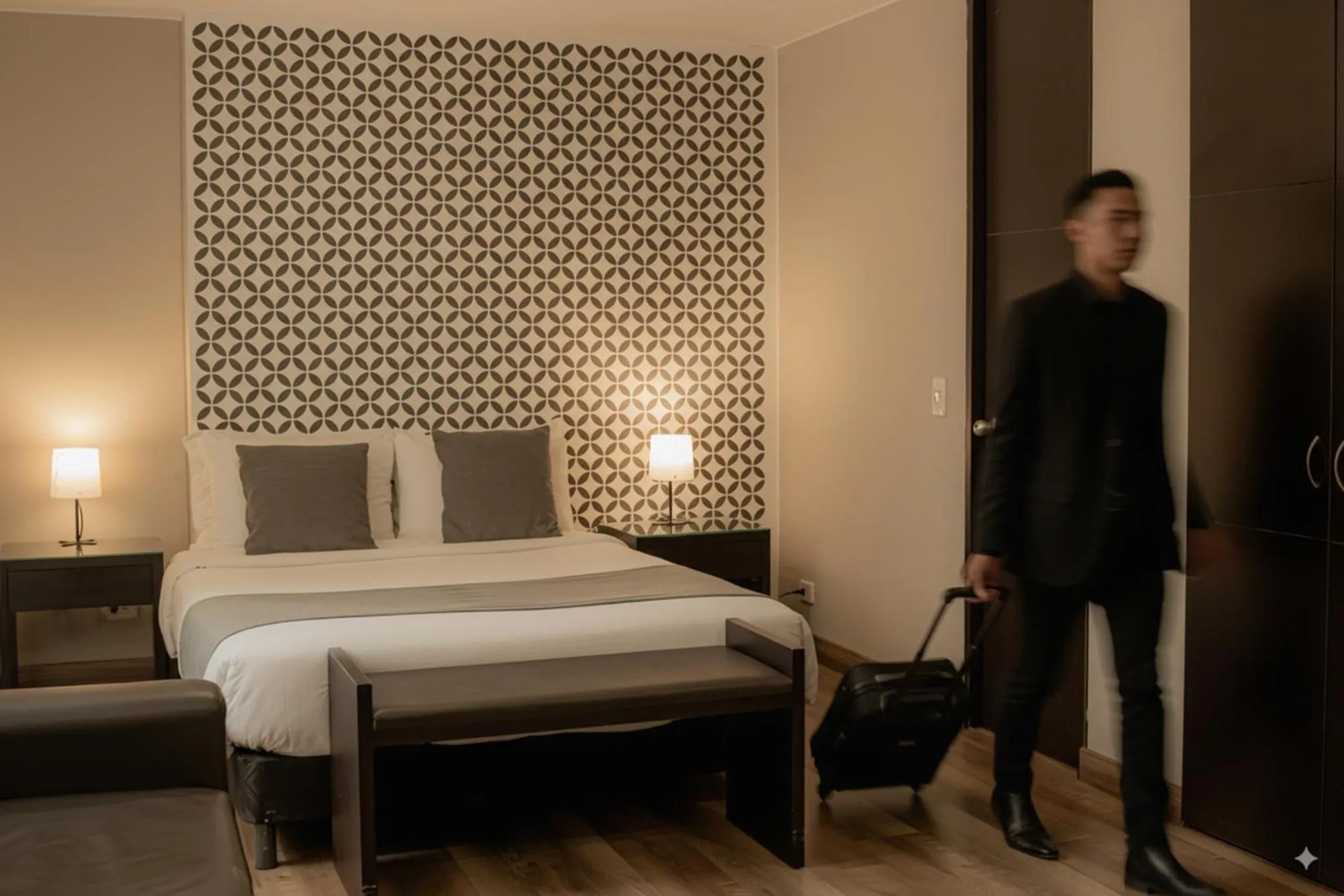 Bed in Hemma Bogotá Chapinero Premium Suites Hotel