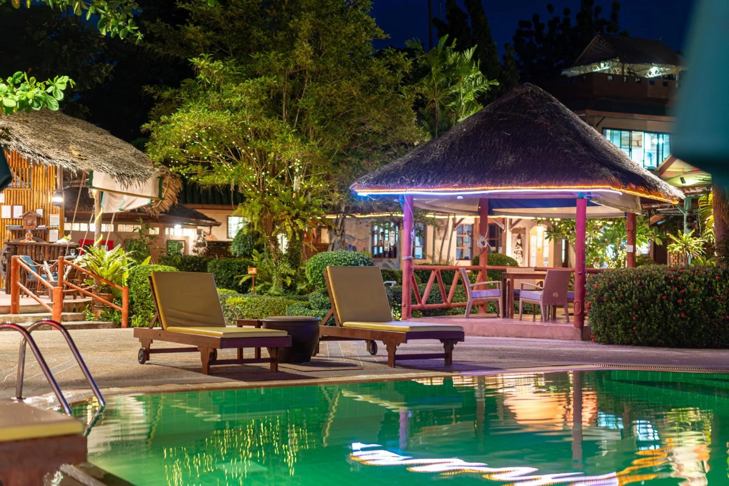 Pool view in Friendship Beach Resort & Atmanjai Wellness Centre