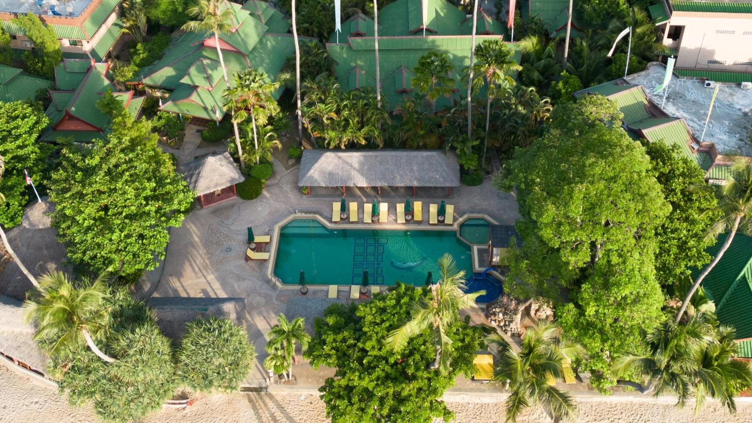 Bird's eye view in Friendship Beach Resort & Atmanjai Wellness Centre