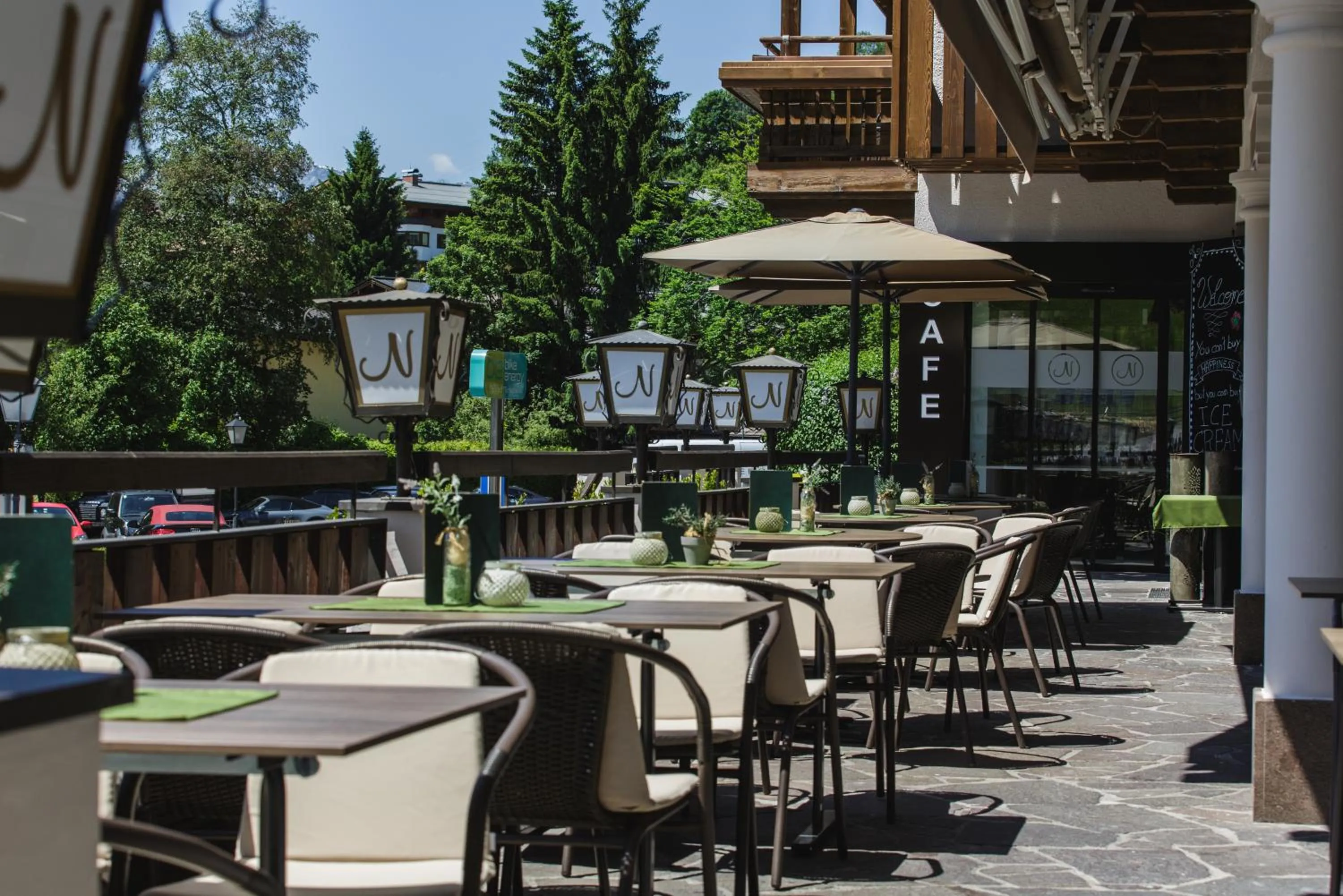 Balcony/Terrace in Hotel Niederreiter